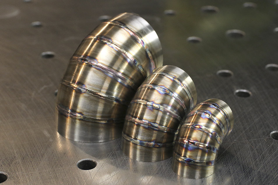 1 3/4″ 1.75″ Tigtonic 15° Pie Cuts 304 Stainless 90° Bend Total (6 Pack)