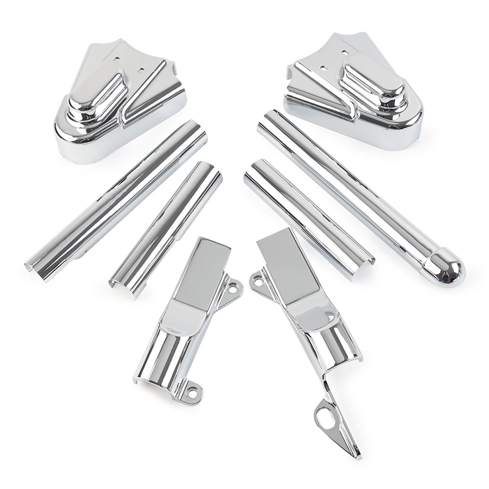 Rear Swingarm Covers Phantom Axle Covers Fit Harley Softail 2000-2007 Chrome