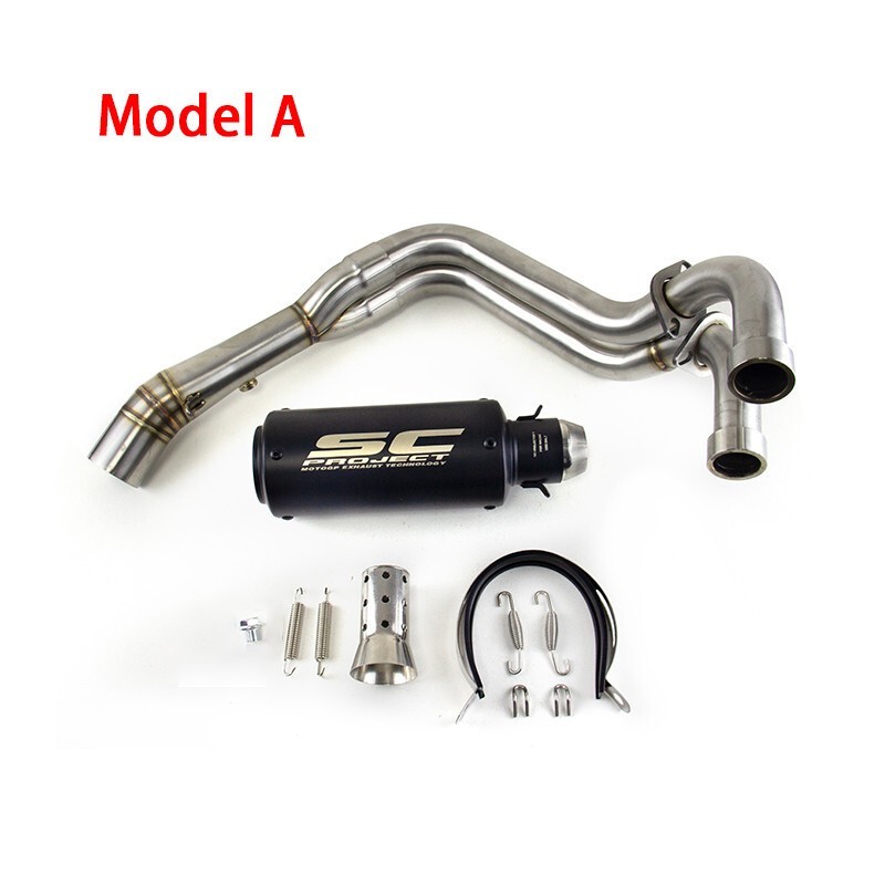 YZF R7 2021-2025 for Yamaha MT-07 Whole System Exhaust Header Pipe Muffler Tips