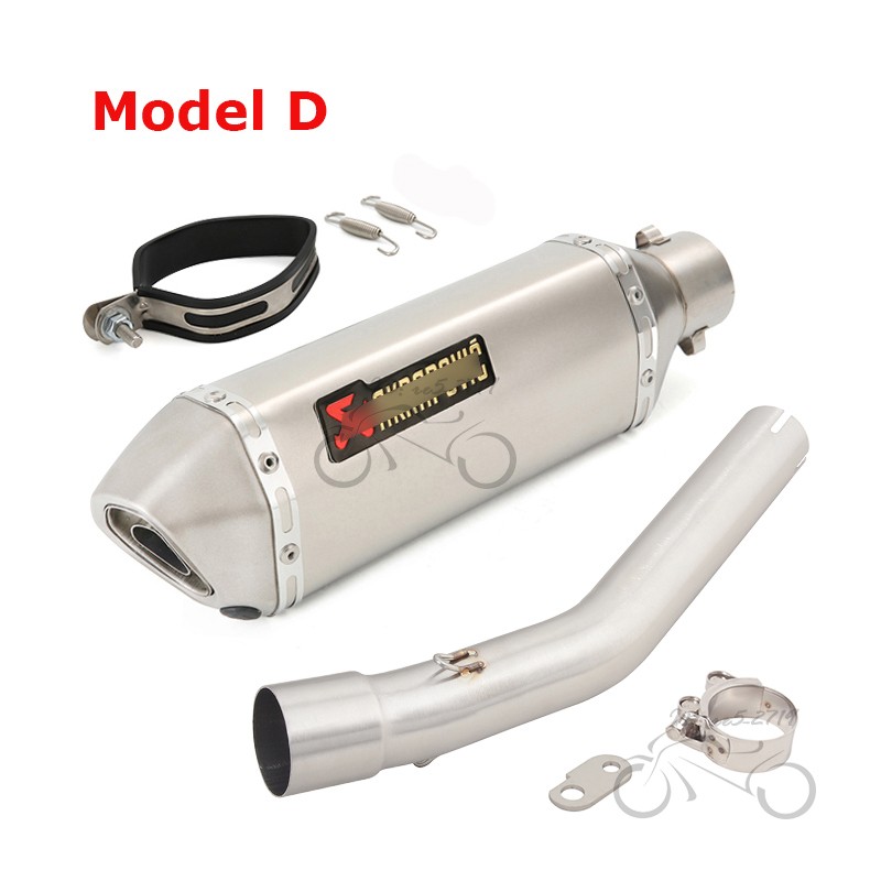 Tenere 700 2019-2025 for Yamaha XTZ07 Exhaust Mid Tail Pipe Slip on Muffler Tips