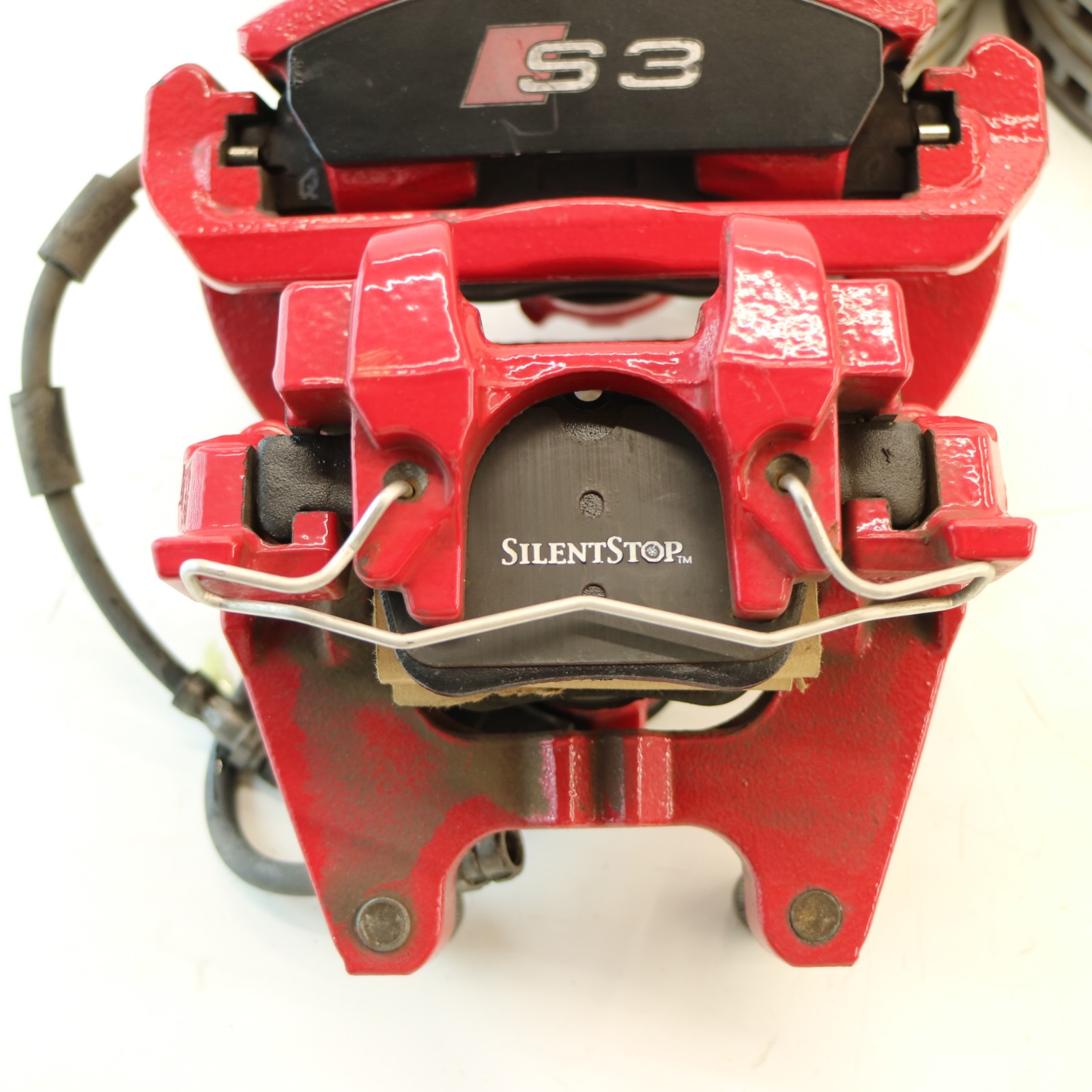 15 16 AUDI S3 8V BRAKE CALIPERS ROTORS PADS LINES FRONT REAR RIGHT LEFT 💥RED