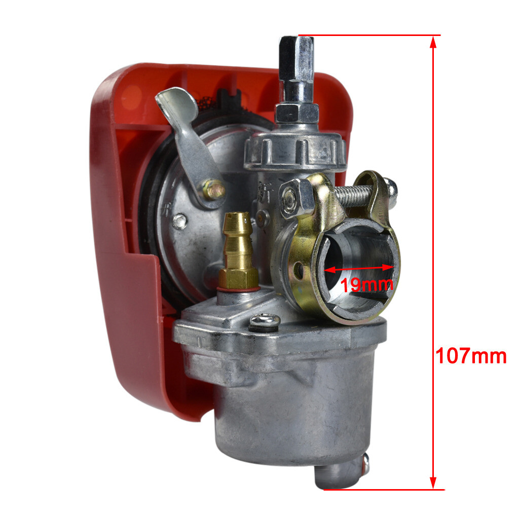 Racing Carb Carburetor For 49cc 66cc 80cc 2 Stroke Gas Motorized Bicycle Bike US
