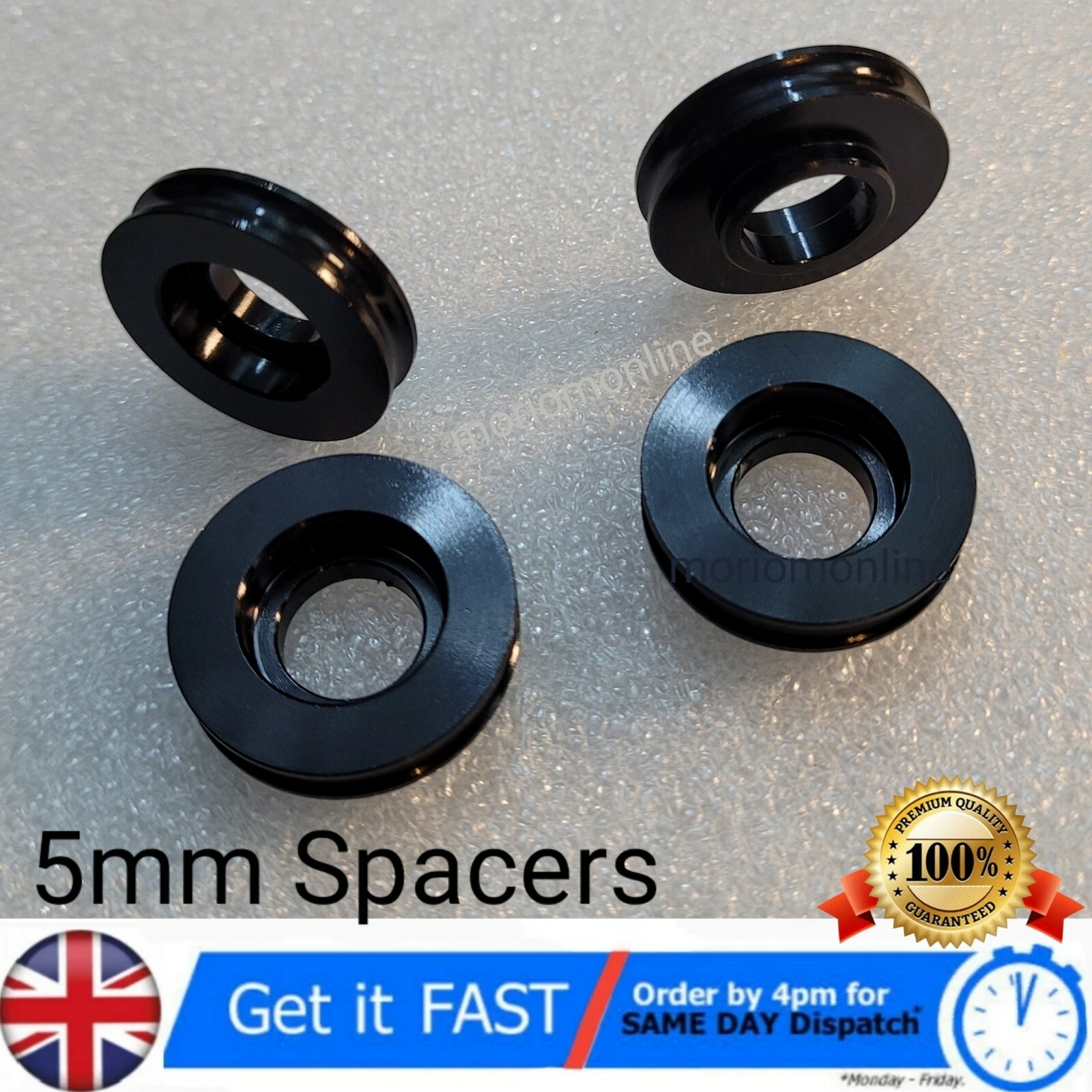 5MM Spacers for Radial Brake Calipers, Set Of 4, GSXR R1 R6 ZX6R ZX10R CBR 1098
