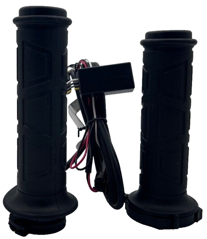 Motorcycle Heated Grips With Throttle 4 Temperature Settings No Instructions
