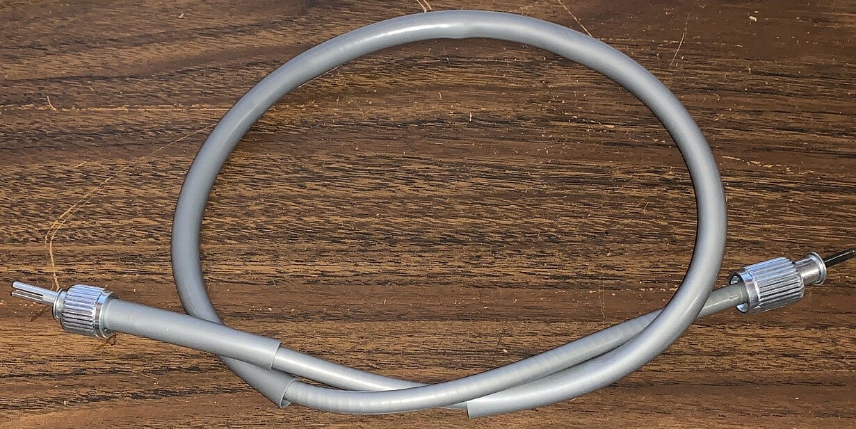 1EA NEW GREY SPEEDOMETER CABLE CT70K1 TO 1982 44830-098-970 44830-126-920 S1340