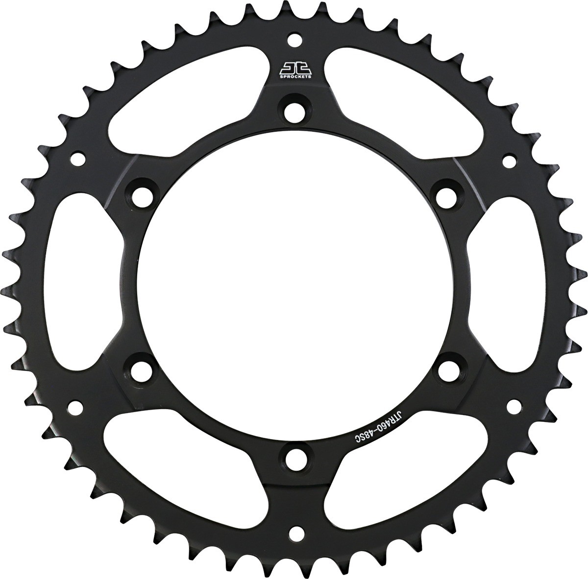 JT Self-Cleaning Steel Rear Sprocket – 48T Motorcycle Street Bike JTR460-48SC