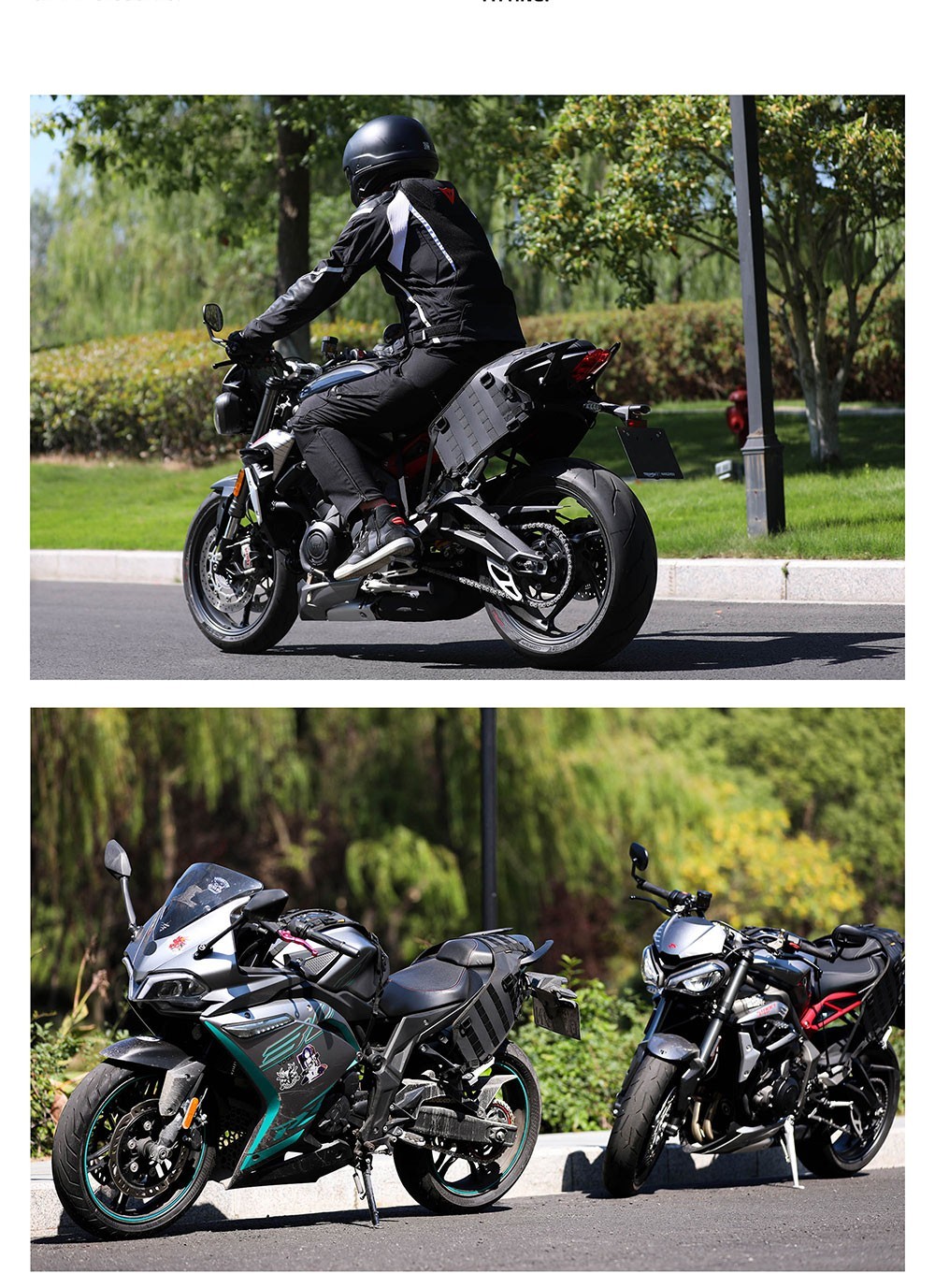 Rhinowalk Motobike Universal Saddle Base Rear Seat Package Side Bag Accessories