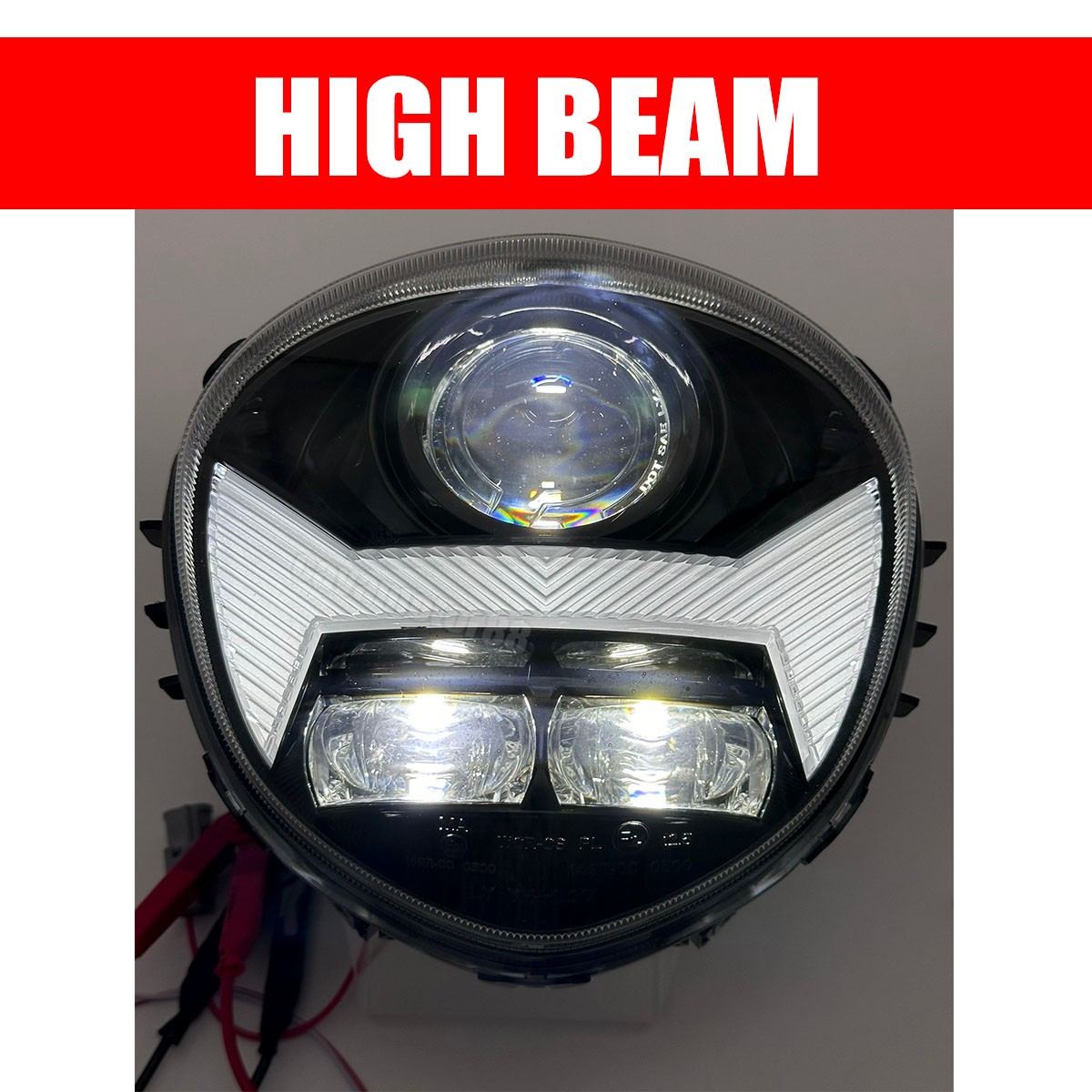 LED Headlight E24 Plug&Play DRL for Yamaha V STAR 1300 XVS 1300 Front Headlamp