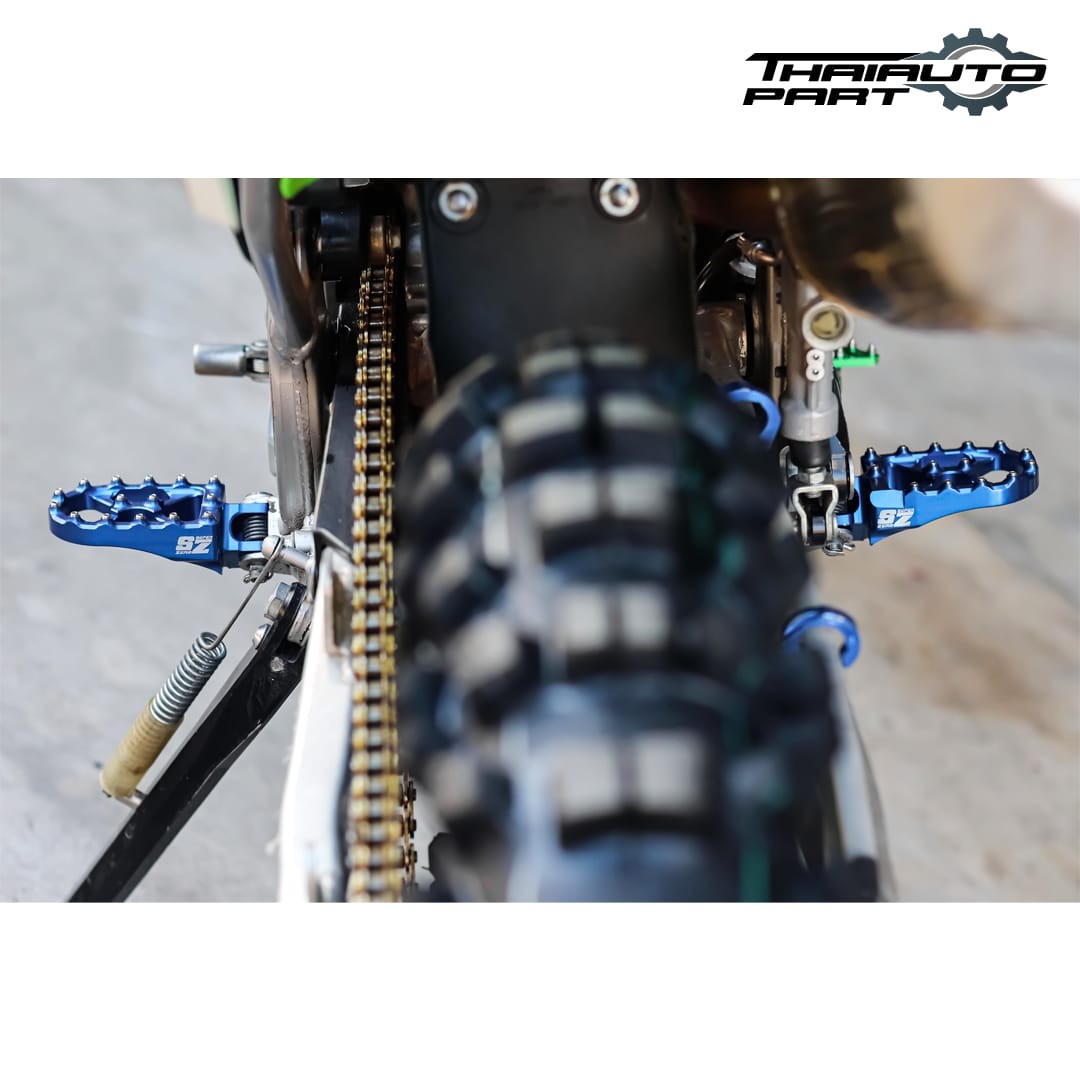 Foot Pegs Bike Footpegs Rests Pedals Cnc Black For Kawasaki Klx140L/G/Rf