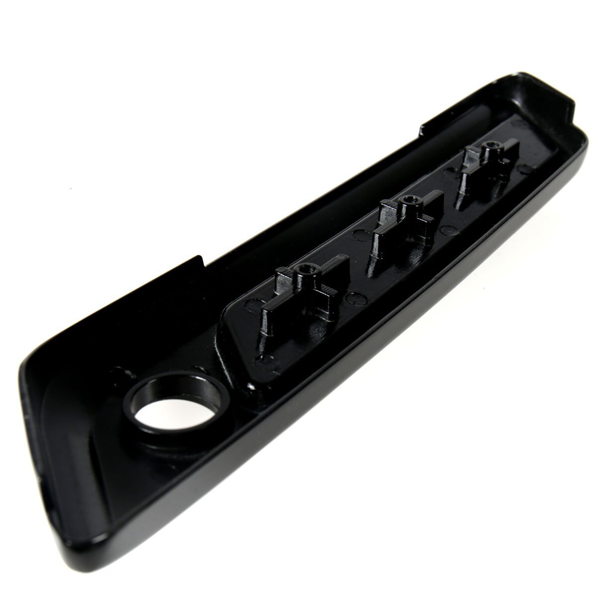 Black Hard Saddlebag Latch Cover&Smoke Reflectors For Harley 14-23 Touring US