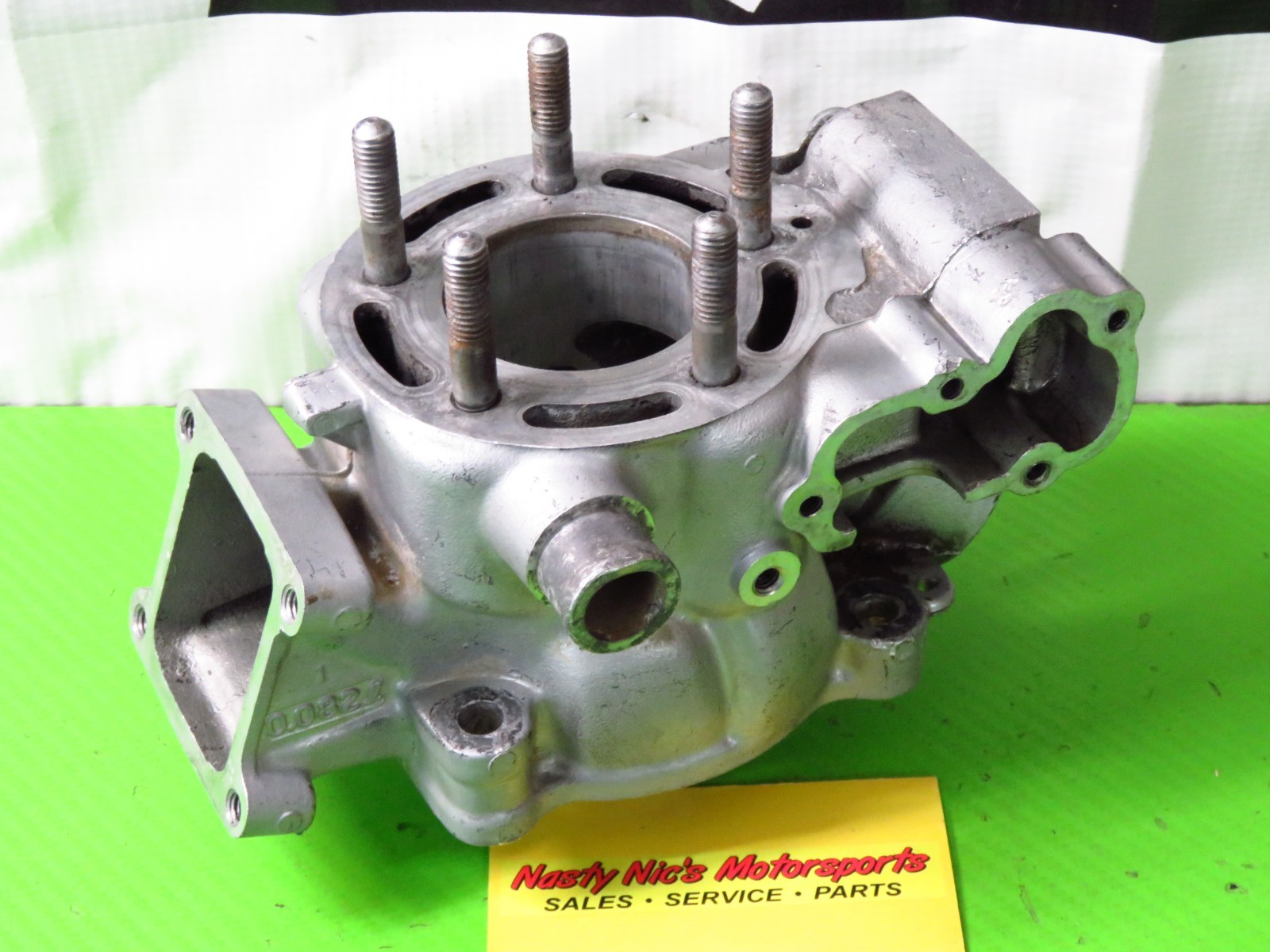 1998 Kawasaki KX80 OEM kx 80 engine top end CYLINDER jug barrel *Need work*