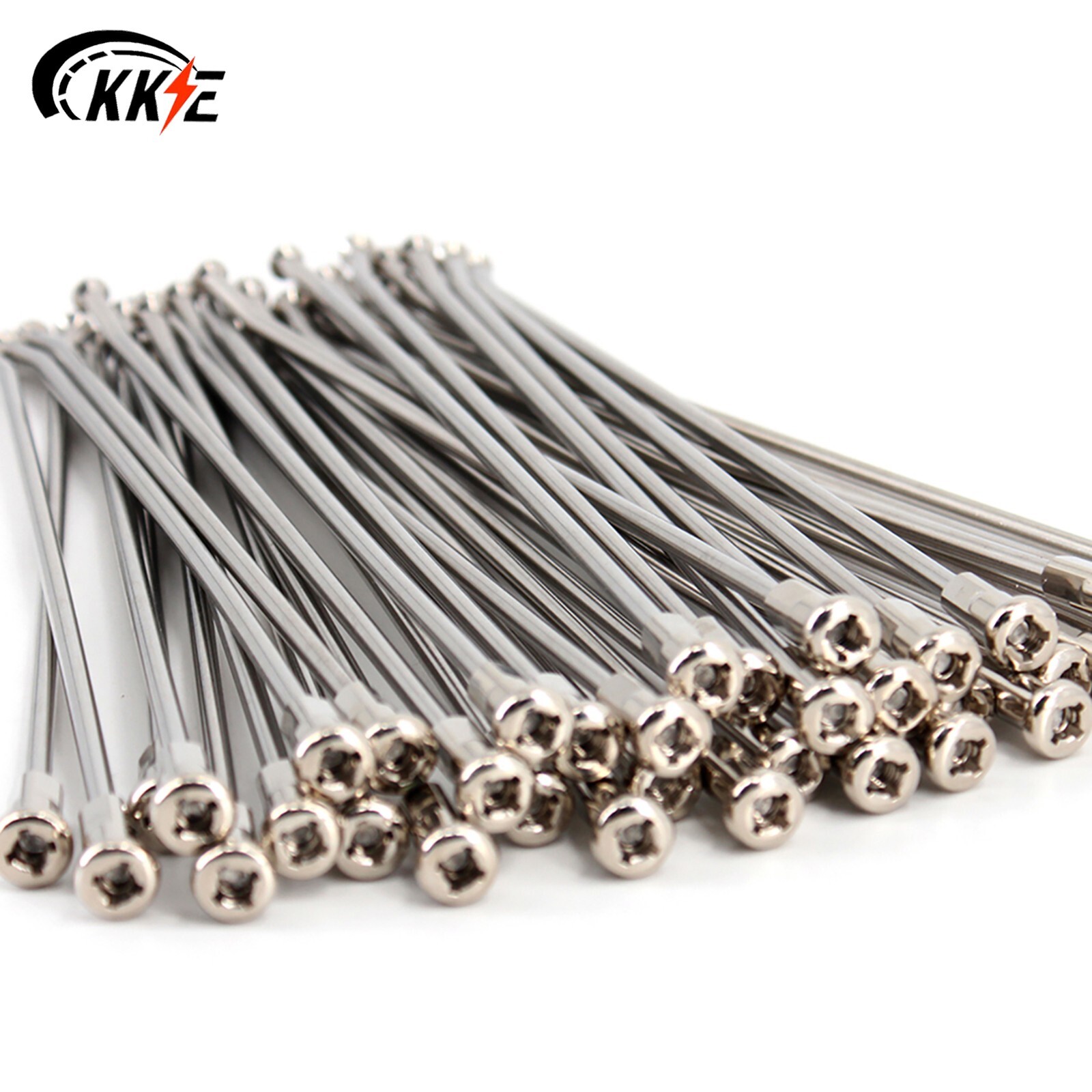KKE 1.6*21″ Front Spokes Kit Set Fit Kawasaki KX250F 2005-2022 KX450F 2007-2022