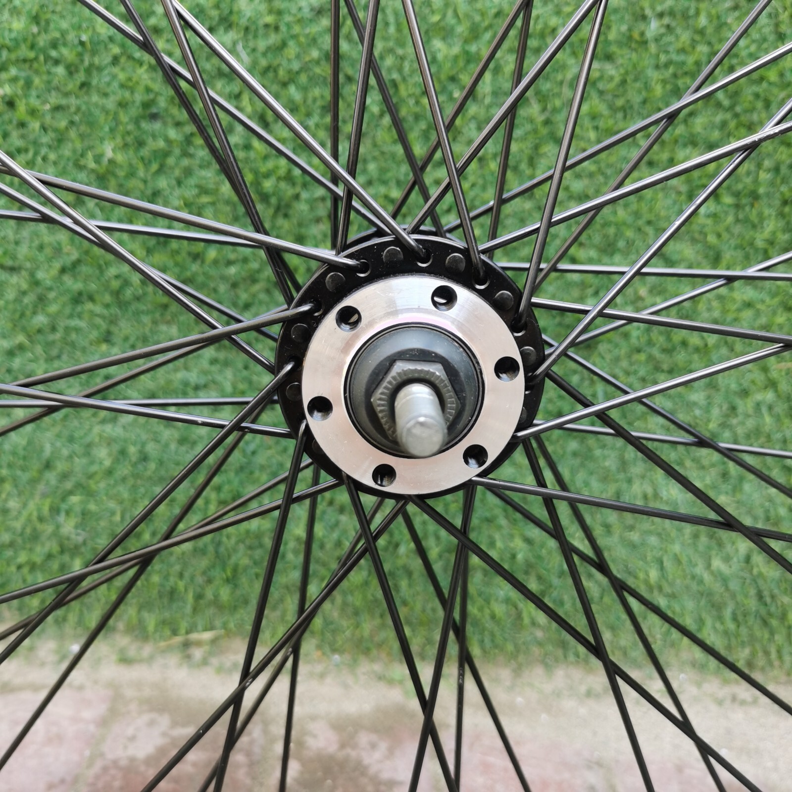 CDHPOWER 26 inch Rear Bike Wheel 48x12G Heavy Duty Spoke Wheel Bicycle Rear Rim