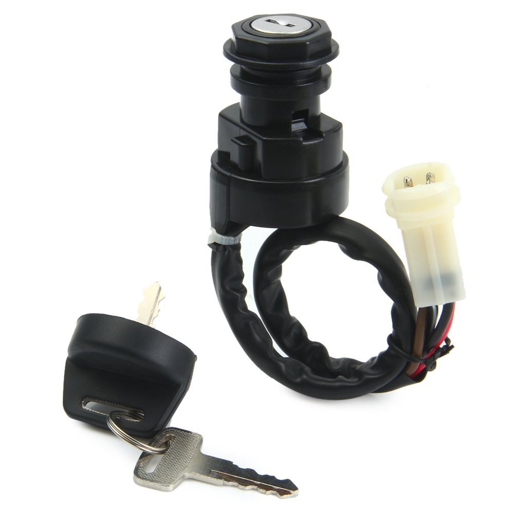 Ignition Switch for Yamaha Warrior YFM350 ATV 1987-1995 Black Metal Plastic 1…