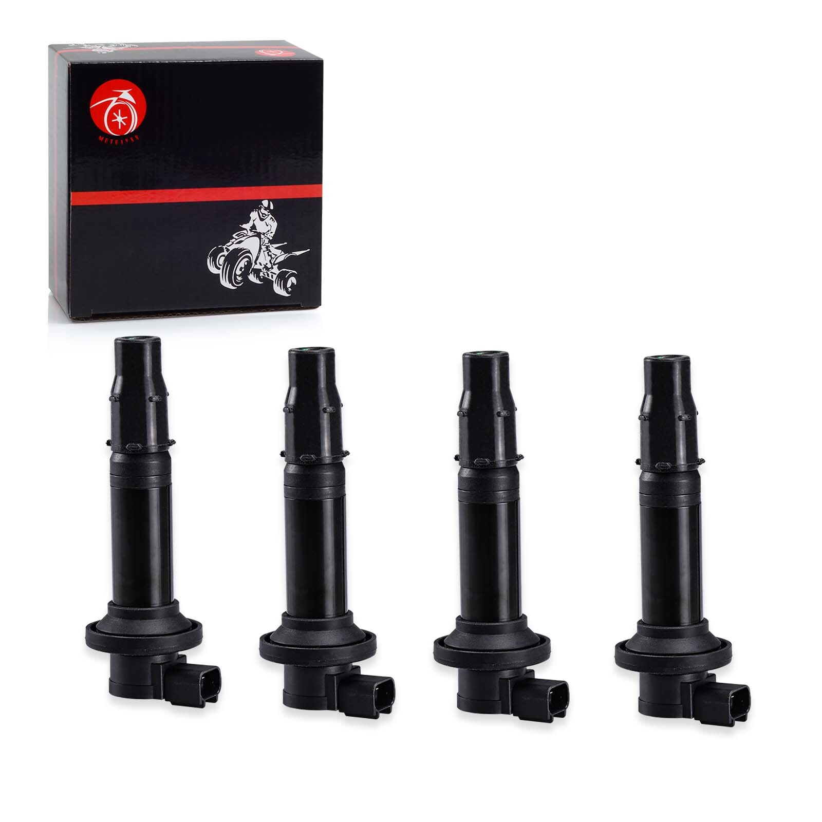New 4 PCS Genuine Ignition Coil for Yamaha YZF-R6 YZF R6 1999 2000 2001 2002 US