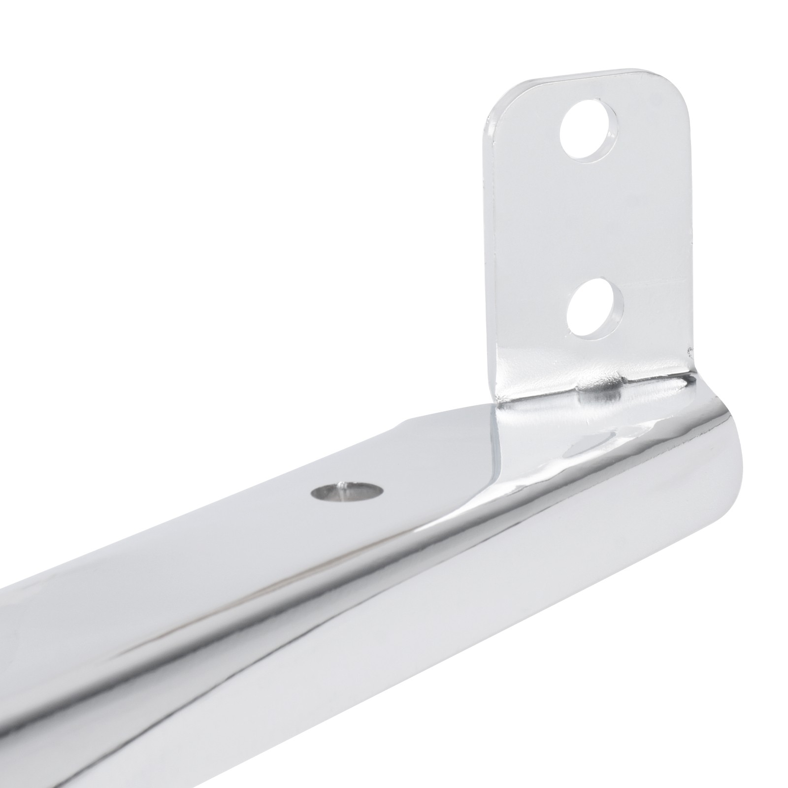 Chrome Left & Right Saddlebag Rail Support Brackets For Harley Touring 1985-2008