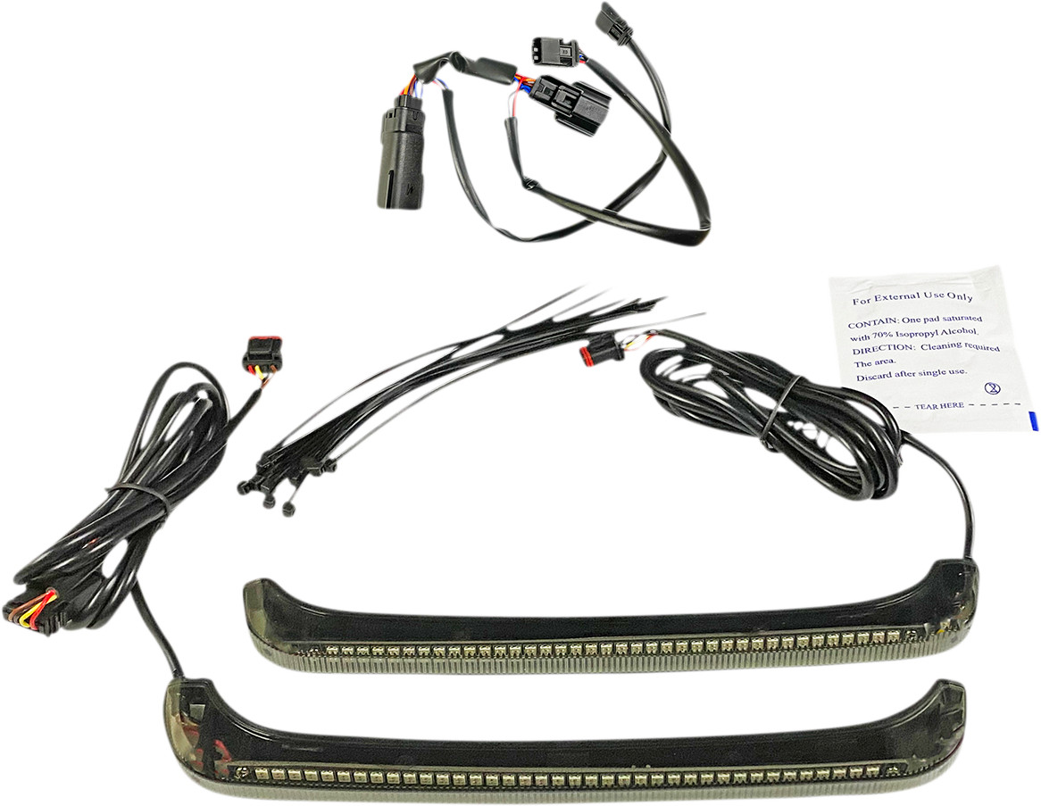 Custom Dynamics LED Sequential Rear Saddlebag Lid Lights 2014-23 Harley Touring