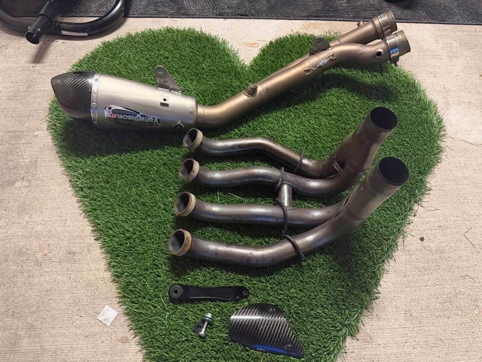 15-25 YAMAHA YZF R1 YZFR1 YOSHIMURA ALPHA T 3/4 EXHAUST MUFFLER SLIP ON PIPE