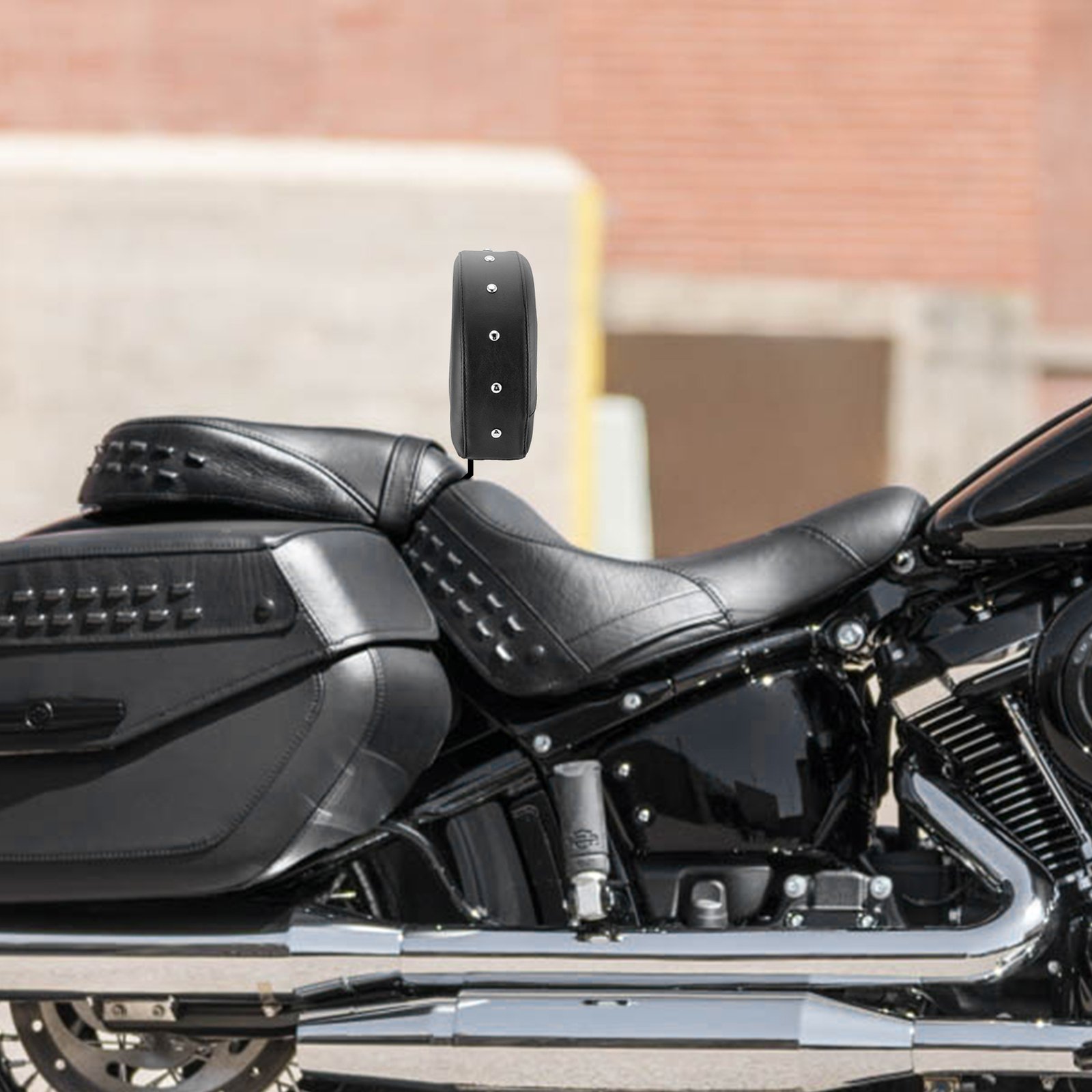 MOFUN Harley Driver Backrest Pad For Heritage Classic, FLHC, FLHCS (2018-2024)