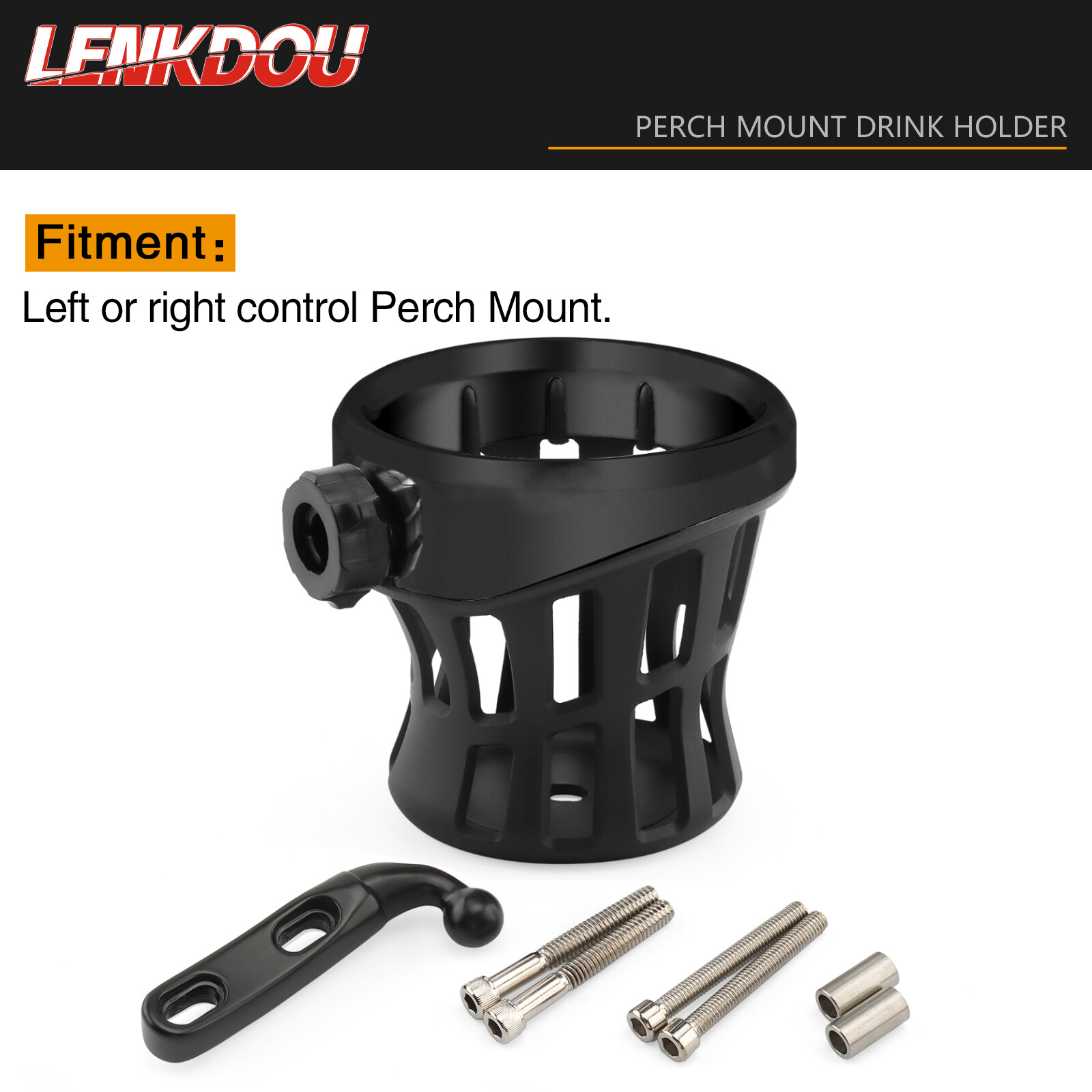 Motorcycle Handlebar Cup Holder Drink Basket Mount For Harley Touring Road Glide