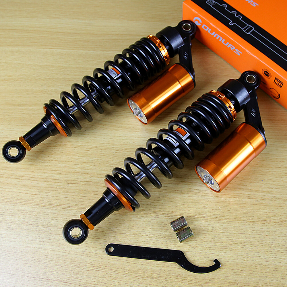 2X 13.5″ 343mm Rear Air Shocks Absorbers For Harley Touring Electra Street Glide