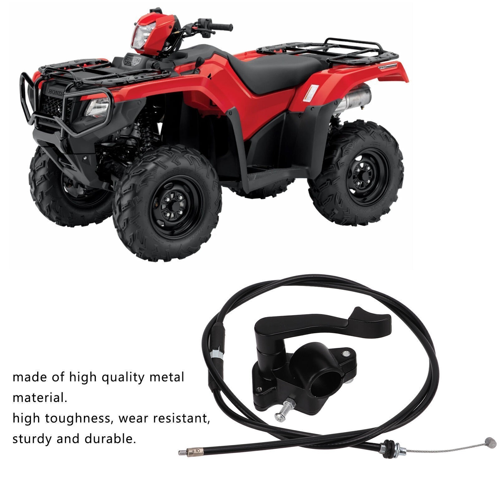 22mm/0.87in Thumb Throttle Cable Accelerator Handle Assembly