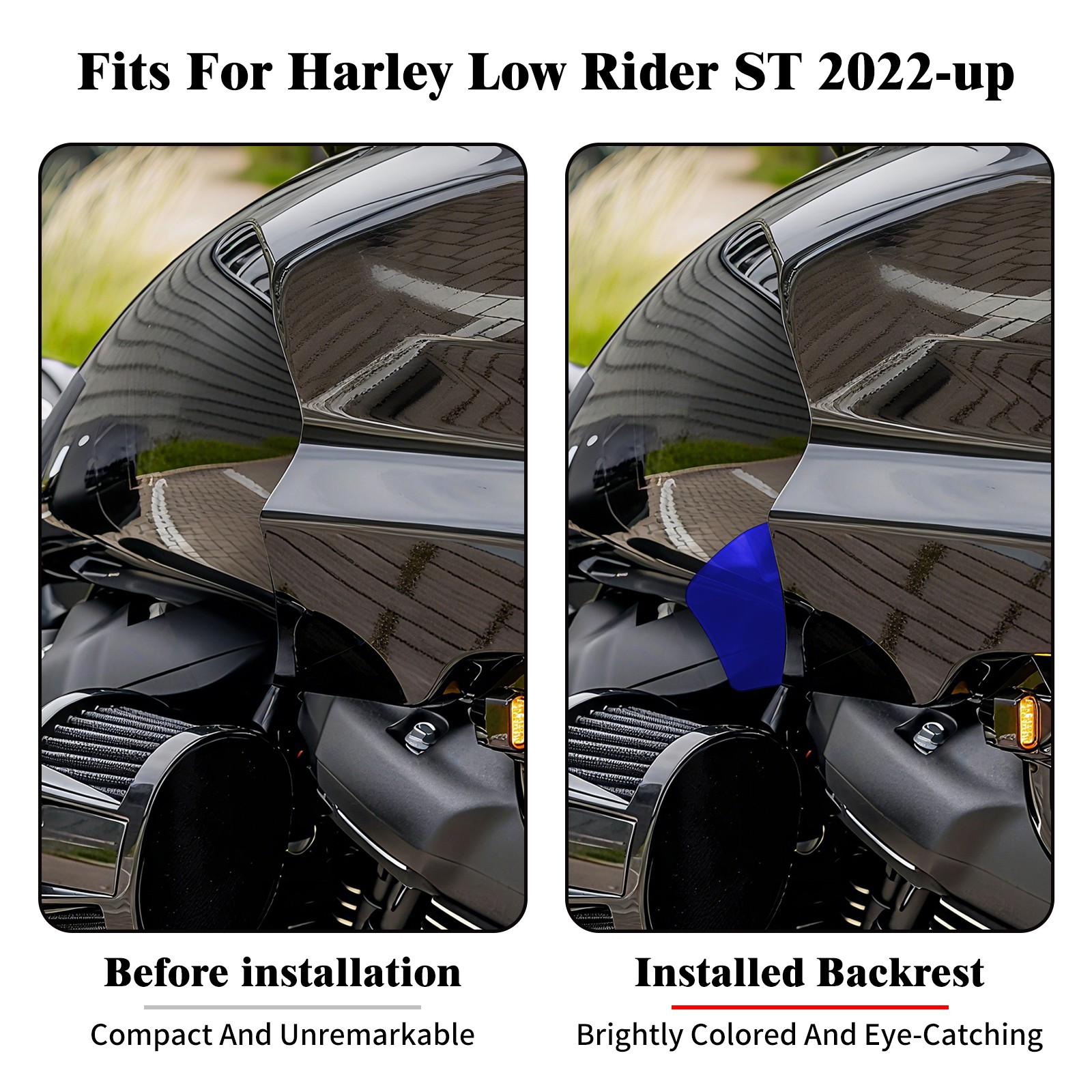 Headlight Fairing Air Deflector Blue 2022-Up For Harley Low Rider ST FXLRST 117