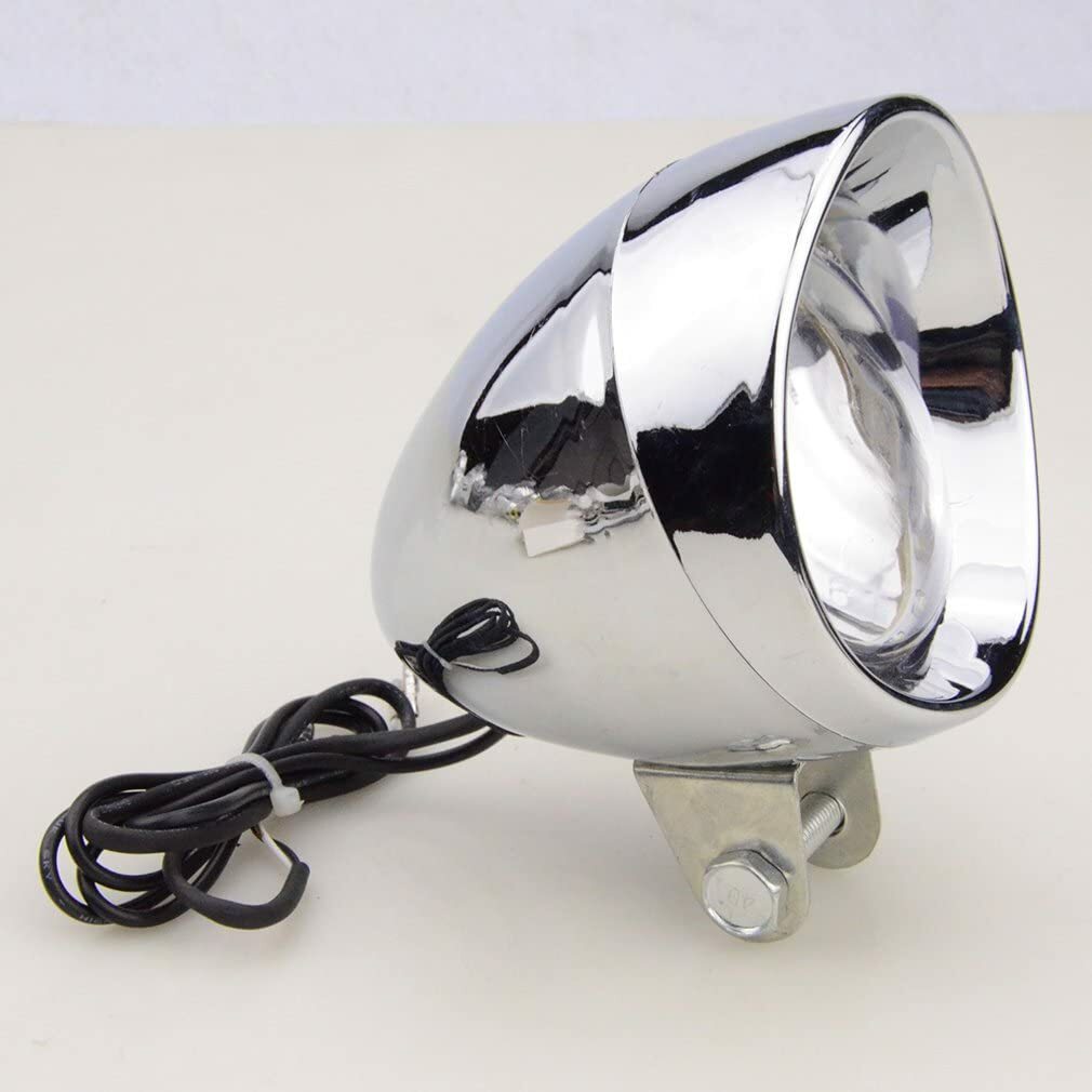 12V MINI CHOPPER FRONT HEAD LIGHT (GREAT QUALITY) Lamp With Integrated