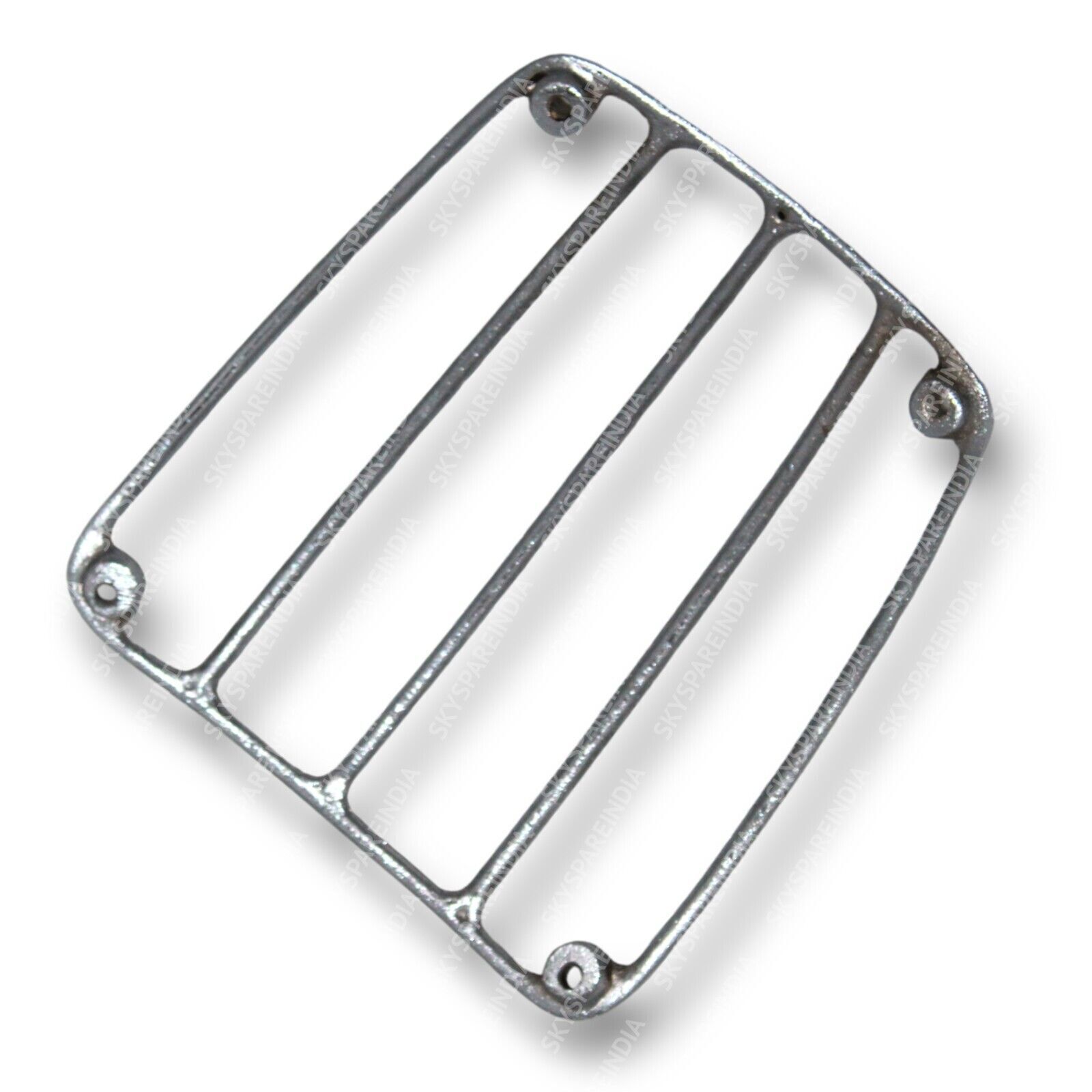 Petrol Fuel Gas Tank Grill Brass Chrome Compatible With Royal Enfield Old Model
