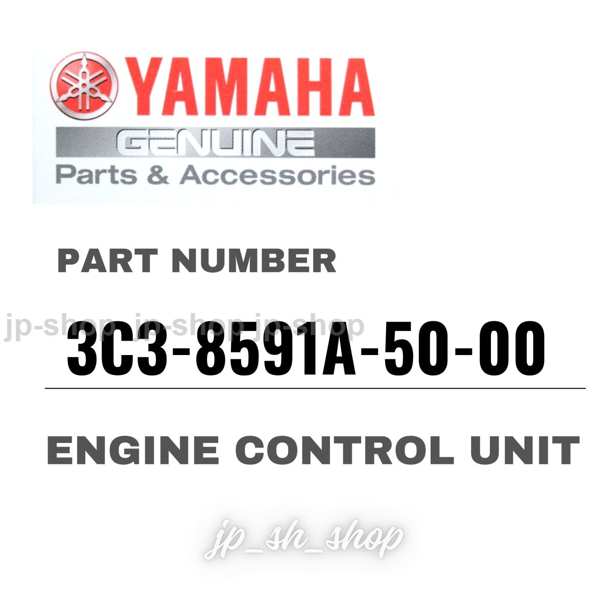 YAMAHA Genuine OEM Parts ENGINE CONTROL UNIT 3C3-8591A-40-00 for FZ1