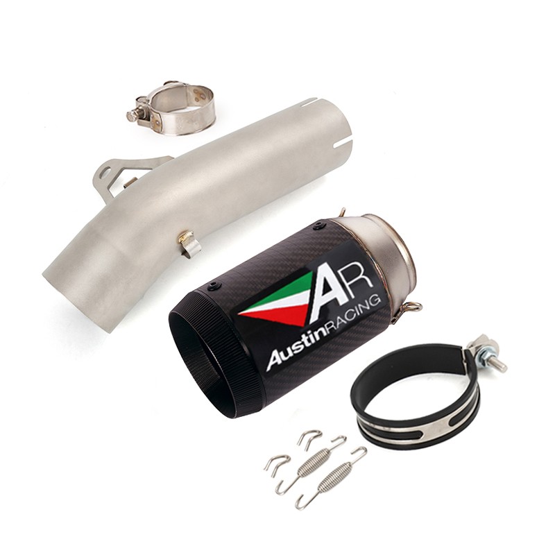 Slip On For BMW S1000RR 2015-2016 Exhaust System Mid Link Pipe Muffler Silencer