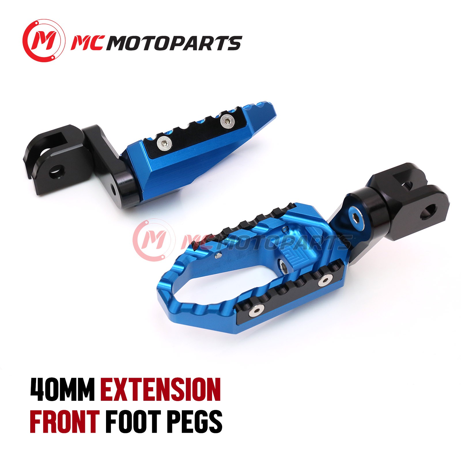 For Ducati Hypermotard 1100 /S/EVO 2008-2014 1.5in Lowering Rider Wide Foot Pegs