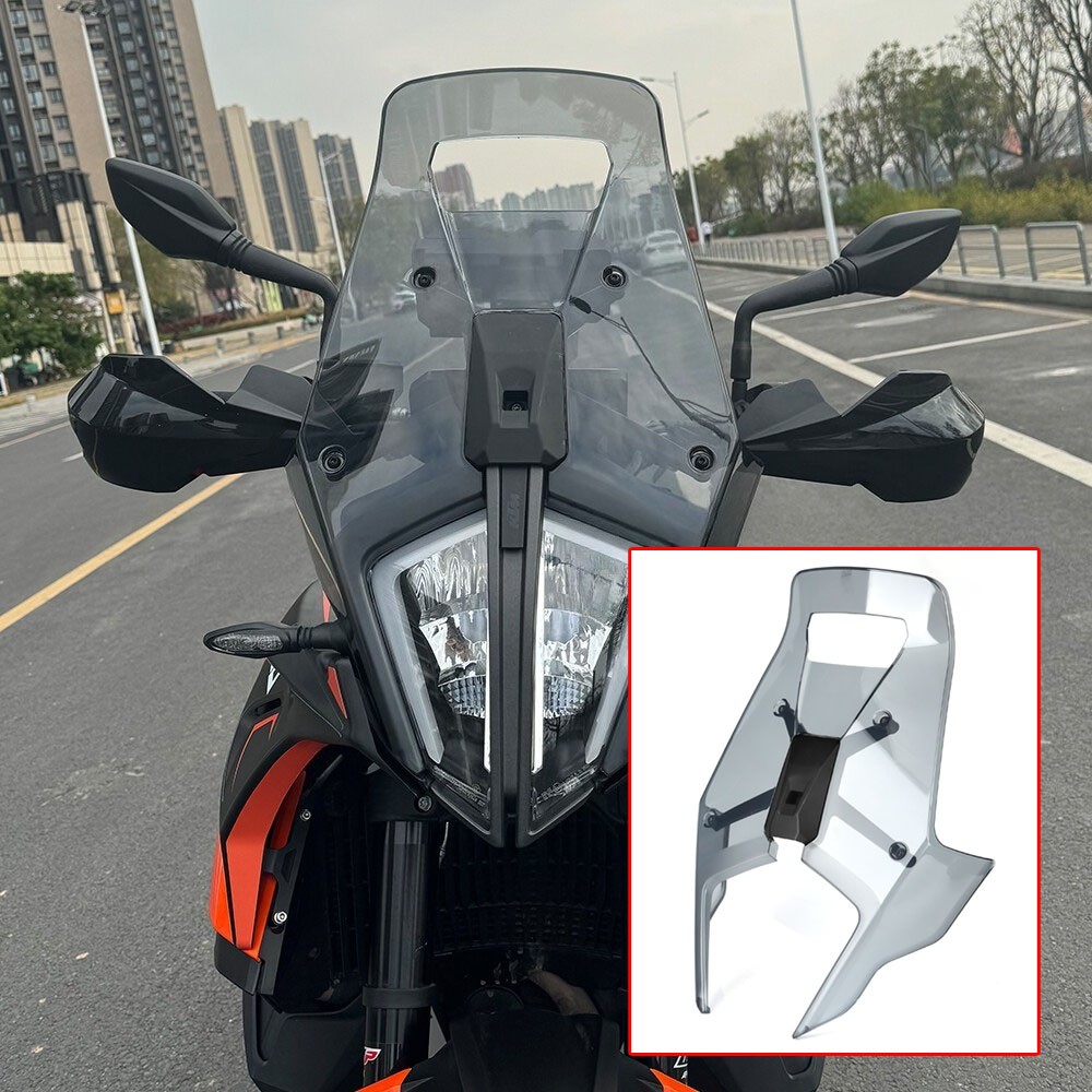Rally Acrylic Windshield Wind Deflector For KTM 390 790 890 Adventure 2019-2022
