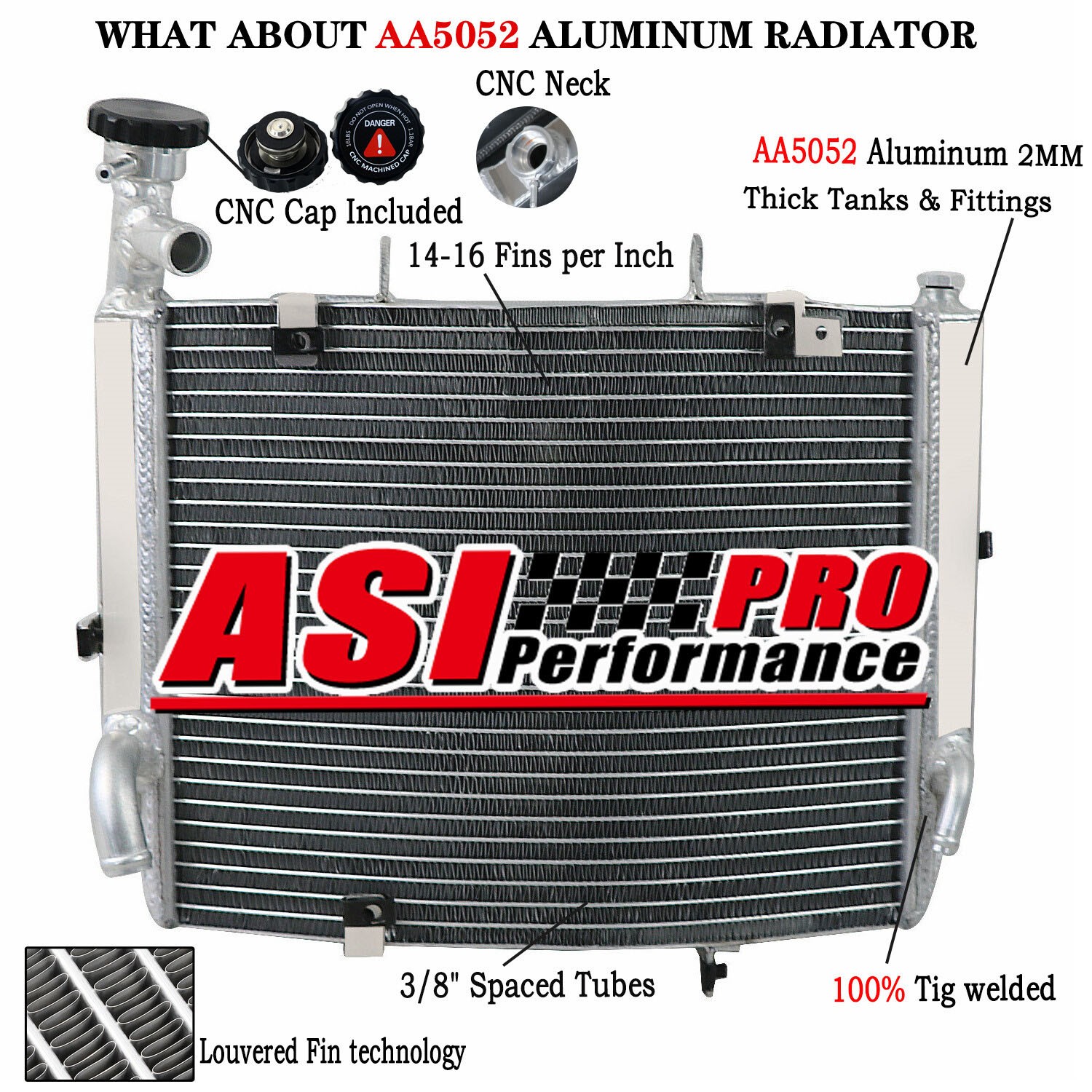 Replacement Aluminum Radiator FOR 2006-12 2007 2008 Triumph Daytona 675 R SE ASI