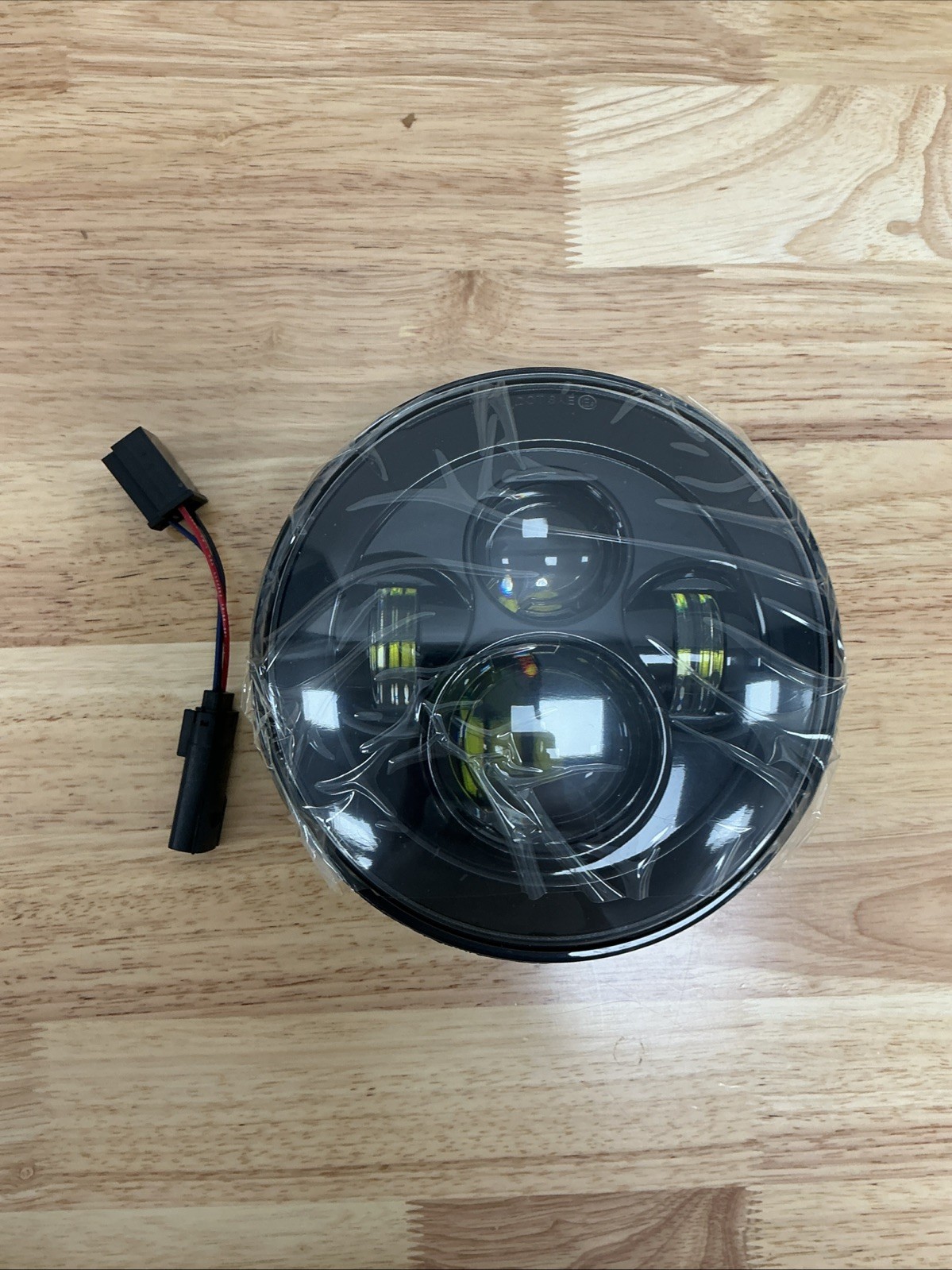 Letric Lighting Co. LLC-ILH-7B 7″ LED Headlight – Black Indian
