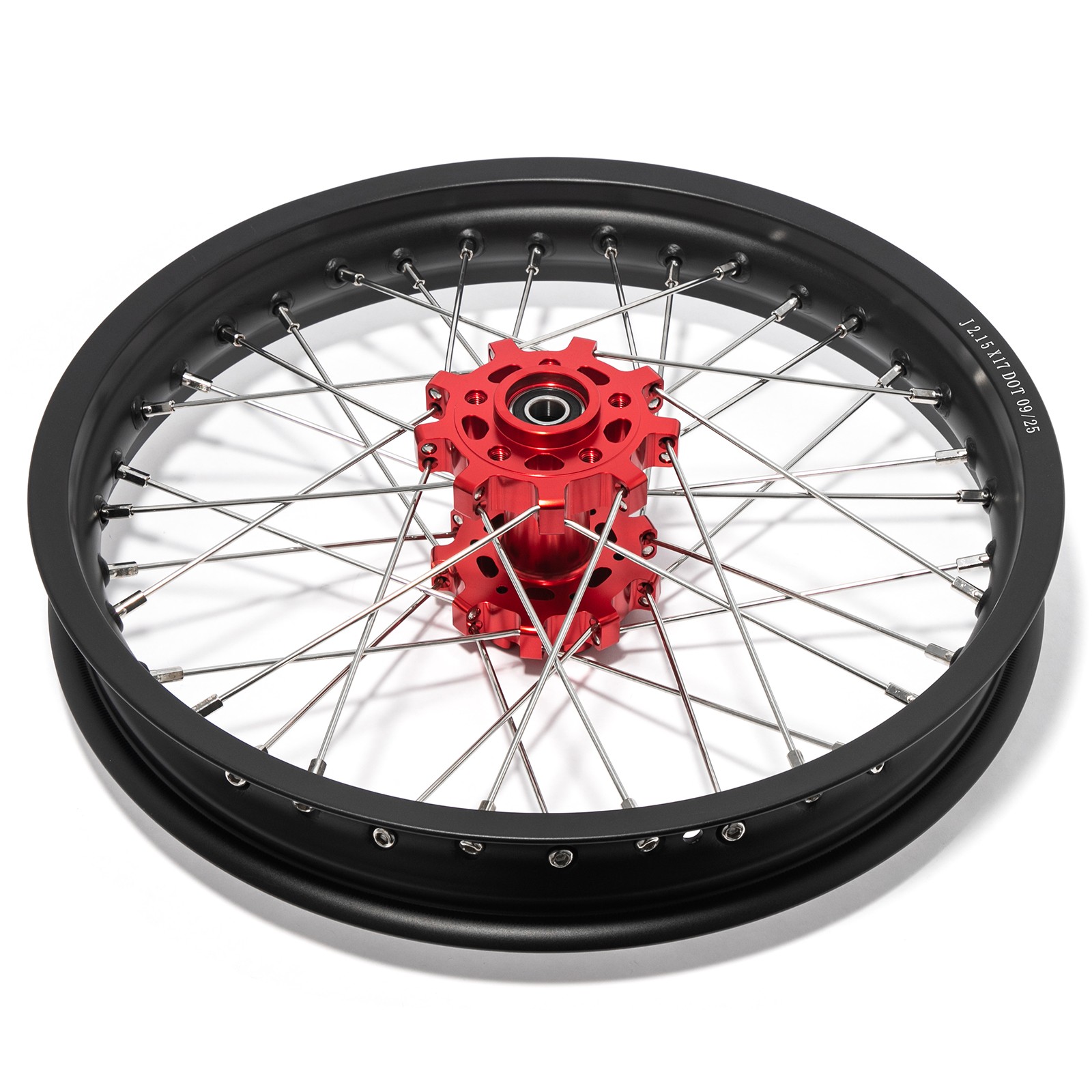 For Talaria Sting MX5 17×2.15 Spoke Rear Wheel Rim Hub Red