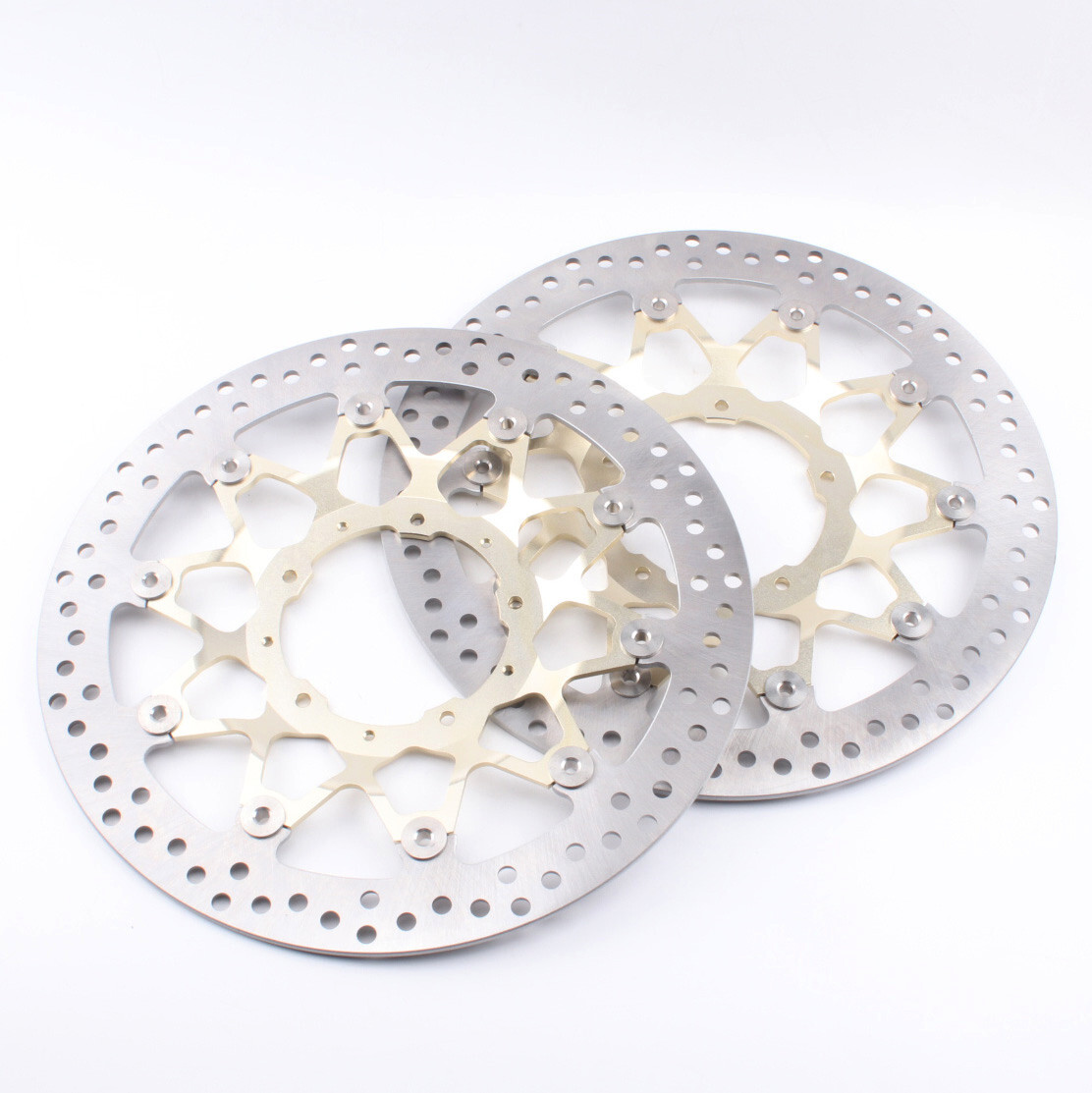 Motorcycle Front Brake Rotor Set For HONDA CBR1000RR ABS 2017/18/20/21/22 Gold
