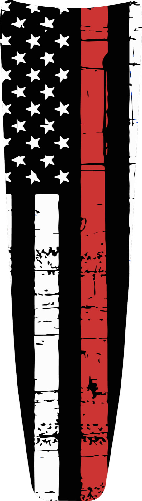 Red Line American Flag 2024 Touring Dash Insert. Fits 2024+ Street & Road Glide