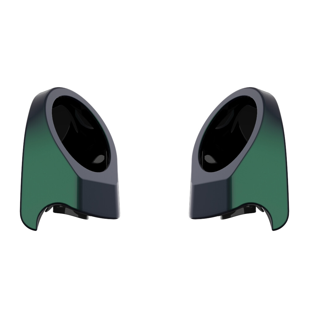 Advanblack 6.5 inches Speaker Pods SNAKE VENOM Fits Harley King Tour Pack