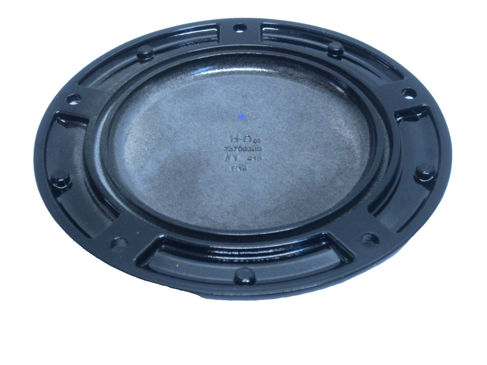 HARLEY-DAVIDSON ROAD KING 114 ci OEM BLACK CLUTCH SIDE COVER 25700389 #3F-1