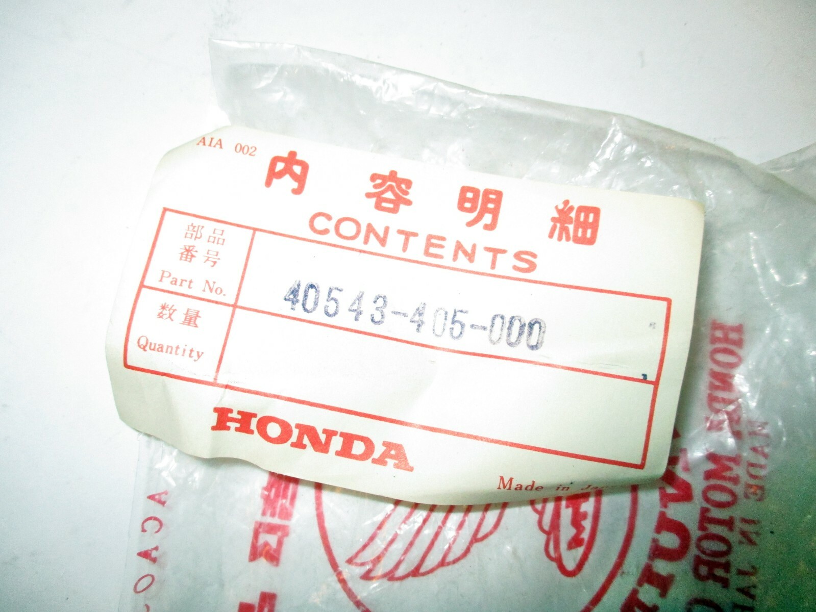 HONDA CB750 NEW DRIVE CHAIN ADJUSTER 40543-405-000 CB 750 1977 77 1978 78 lm