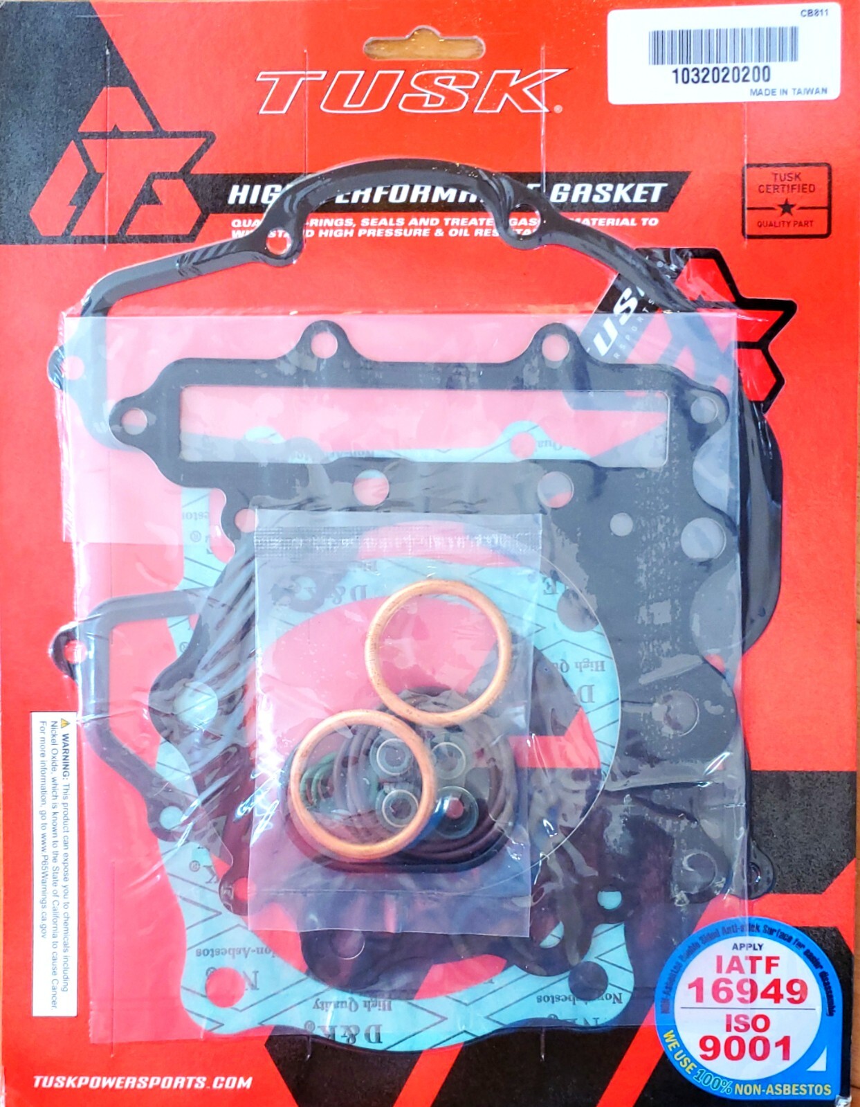 Tusk Top End Gasket Kit Set Honda Xr650L 1993-2023 head cylinder gaskets (T200)