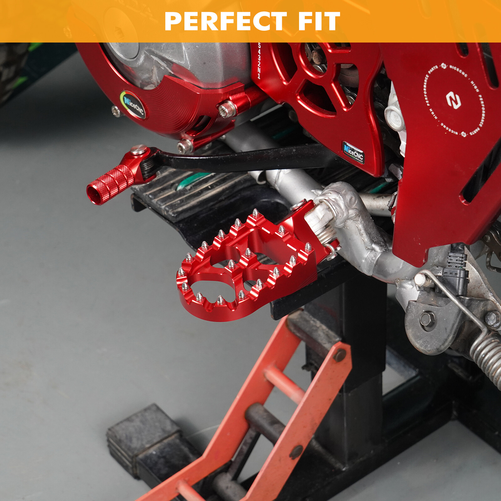 Foot Pegs Footrest For Honda XR650L 1993-2025 XR650R 2000-2007 XR600R 1988-2000