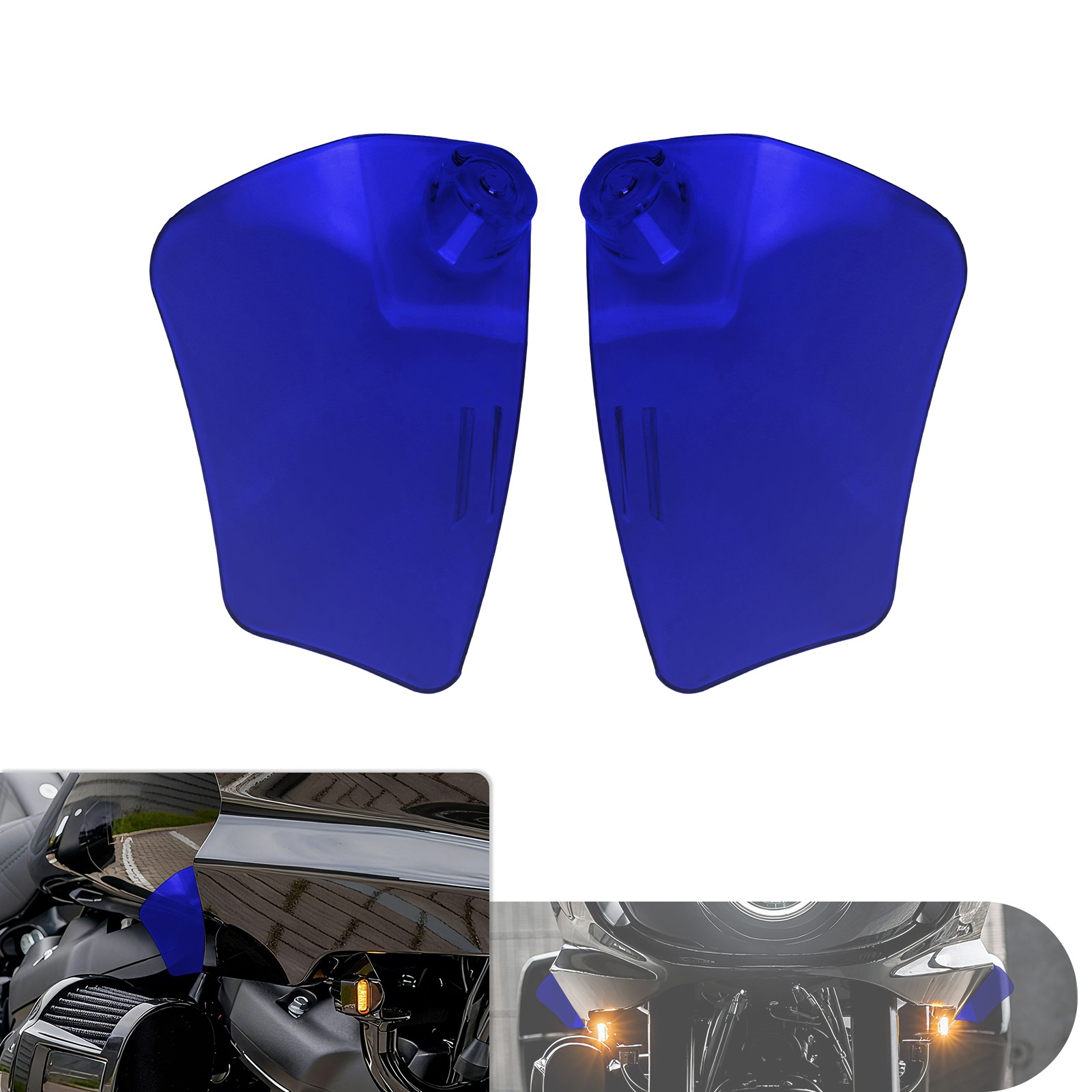 Headlight Fairing Air Deflector Blue 2022-Up For Harley Low Rider ST FXLRST 117