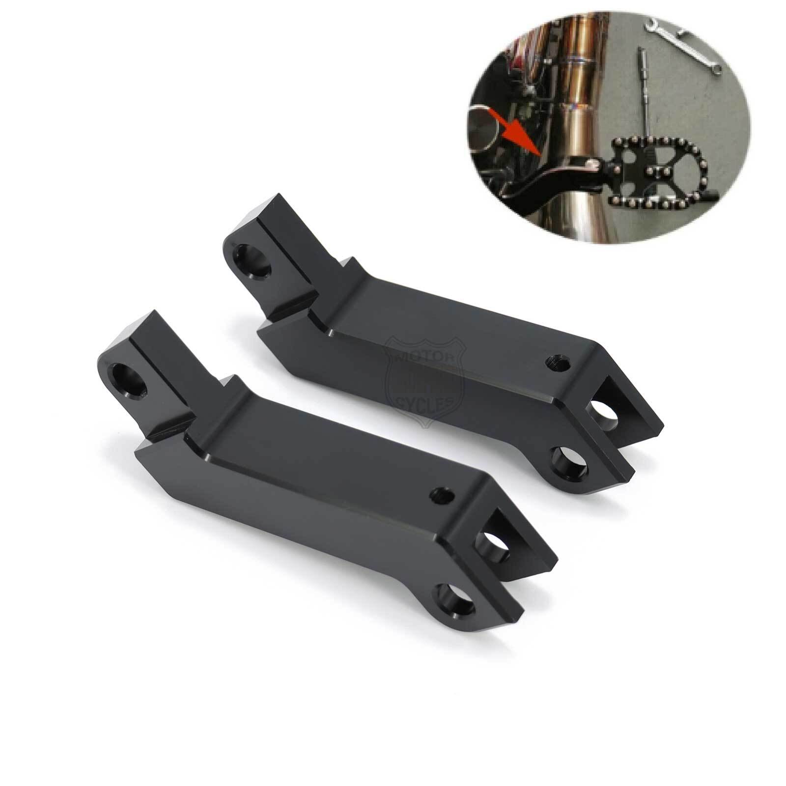 CNC Male Mount Foot Peg Extensions For Harley Sportster 883 Softail Touring Dyna