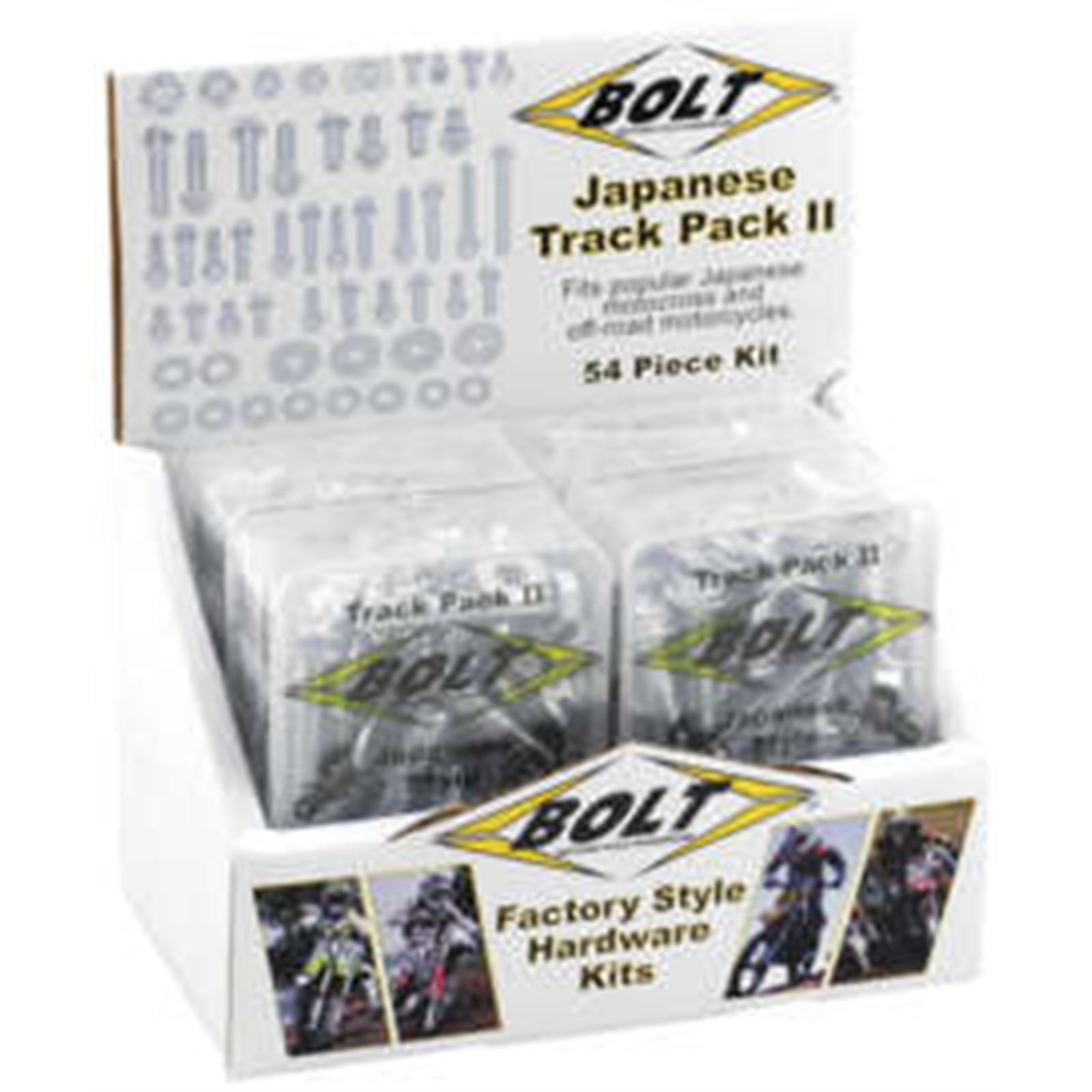 Bolt MC Hardware Japanese Style Track Pack II – 6/Pack Display 2003-6JTP