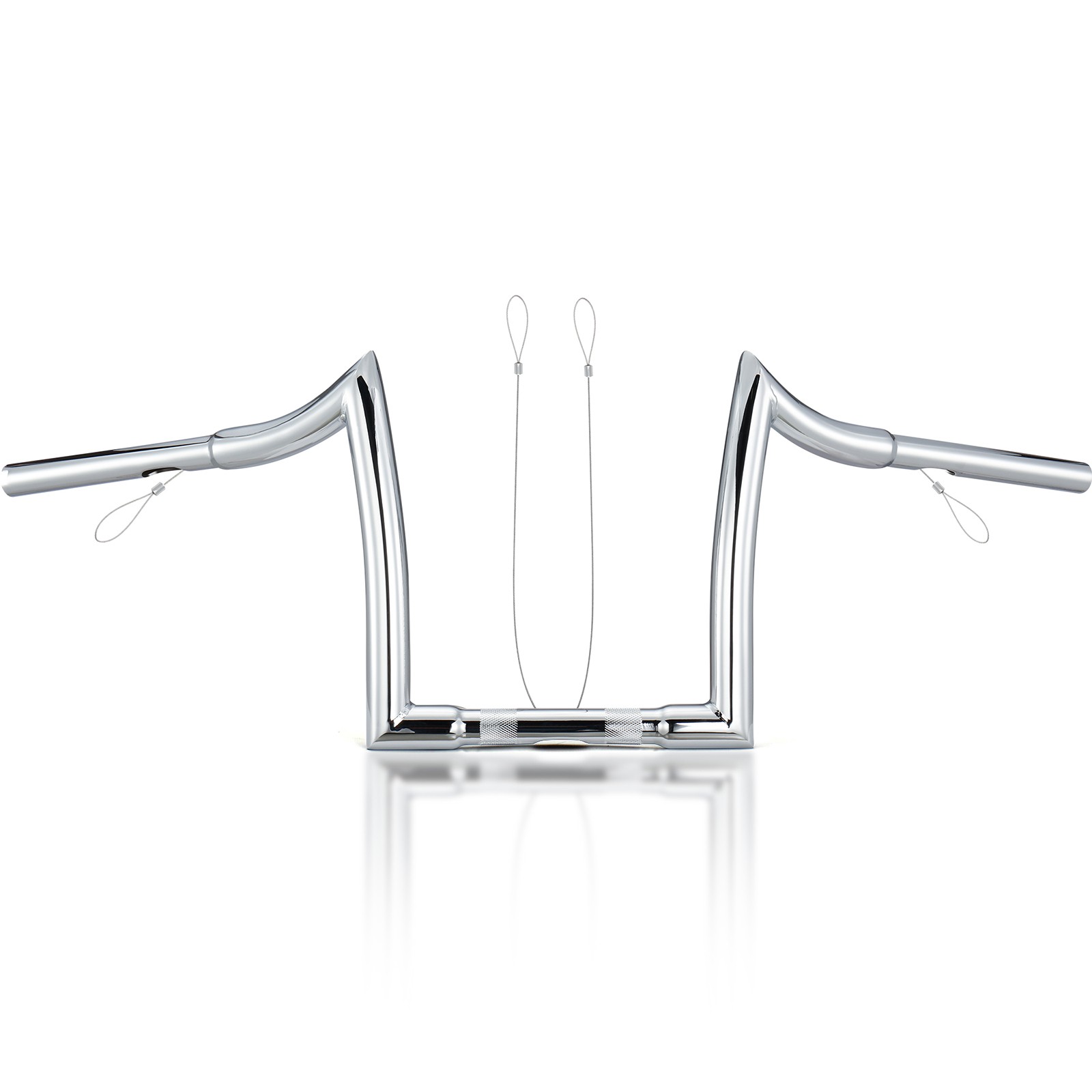10″ Ape Hanger 1-1/4″ Meathook Handlebar for Harley Dyna Low Rider Sportster XL