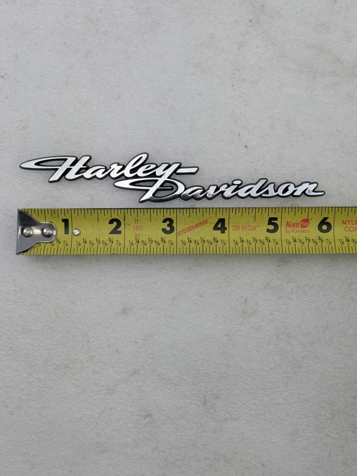 Genuine OEM Harley-Davidson Tri-Glide Trike Trunk Emblem Script Stick On