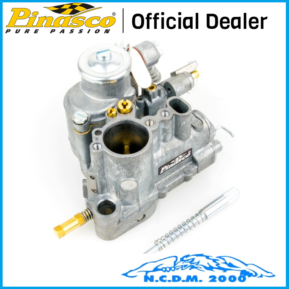 Pinasco SI 24/24 Carburetor Vespa PX 125-150-200 1st Type Without Mixer