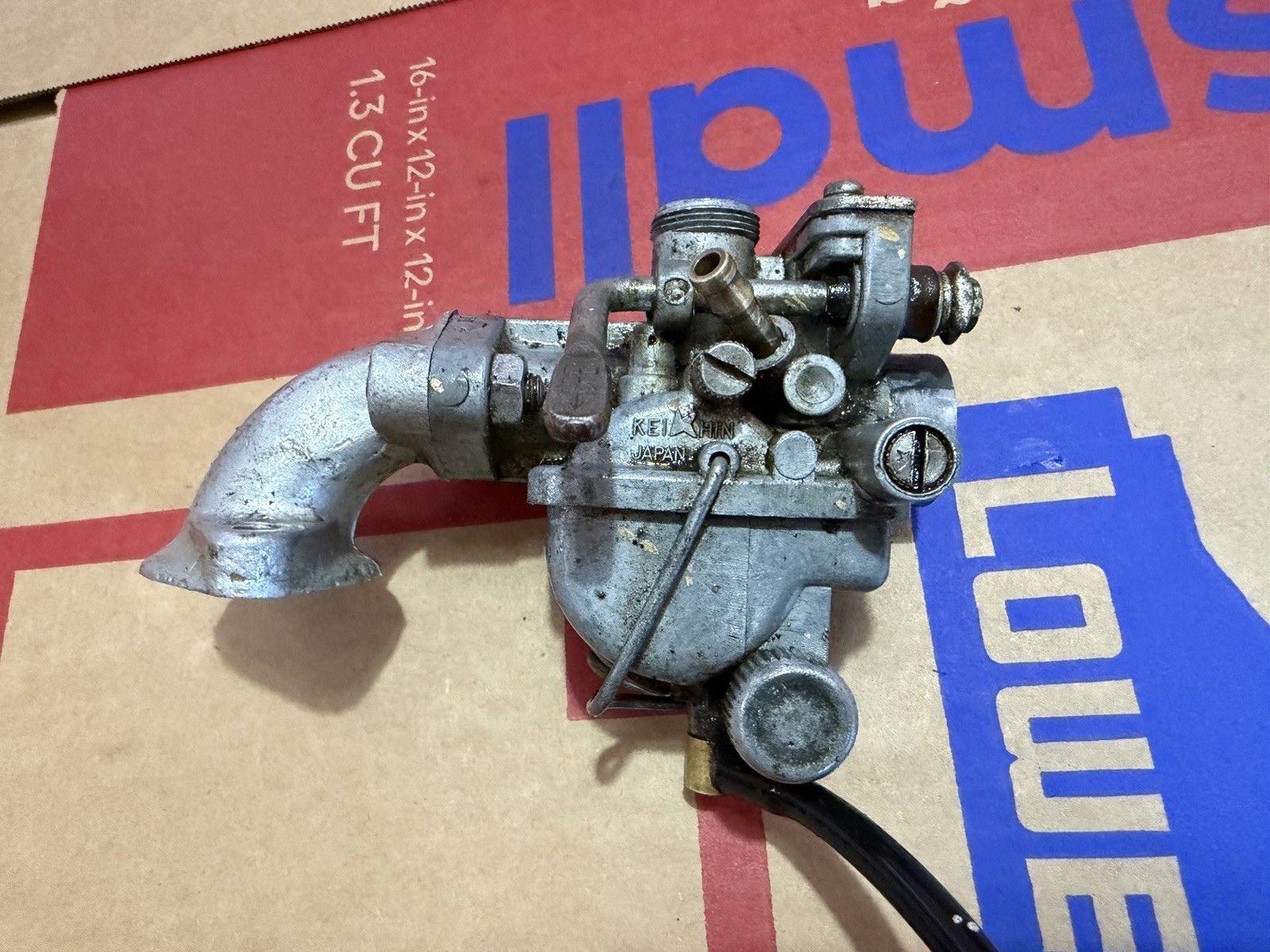 1970 1971 Honda Z50A K1 K2 OEM Keihin Carburetor OEM & Intake UNTESTED Z50II